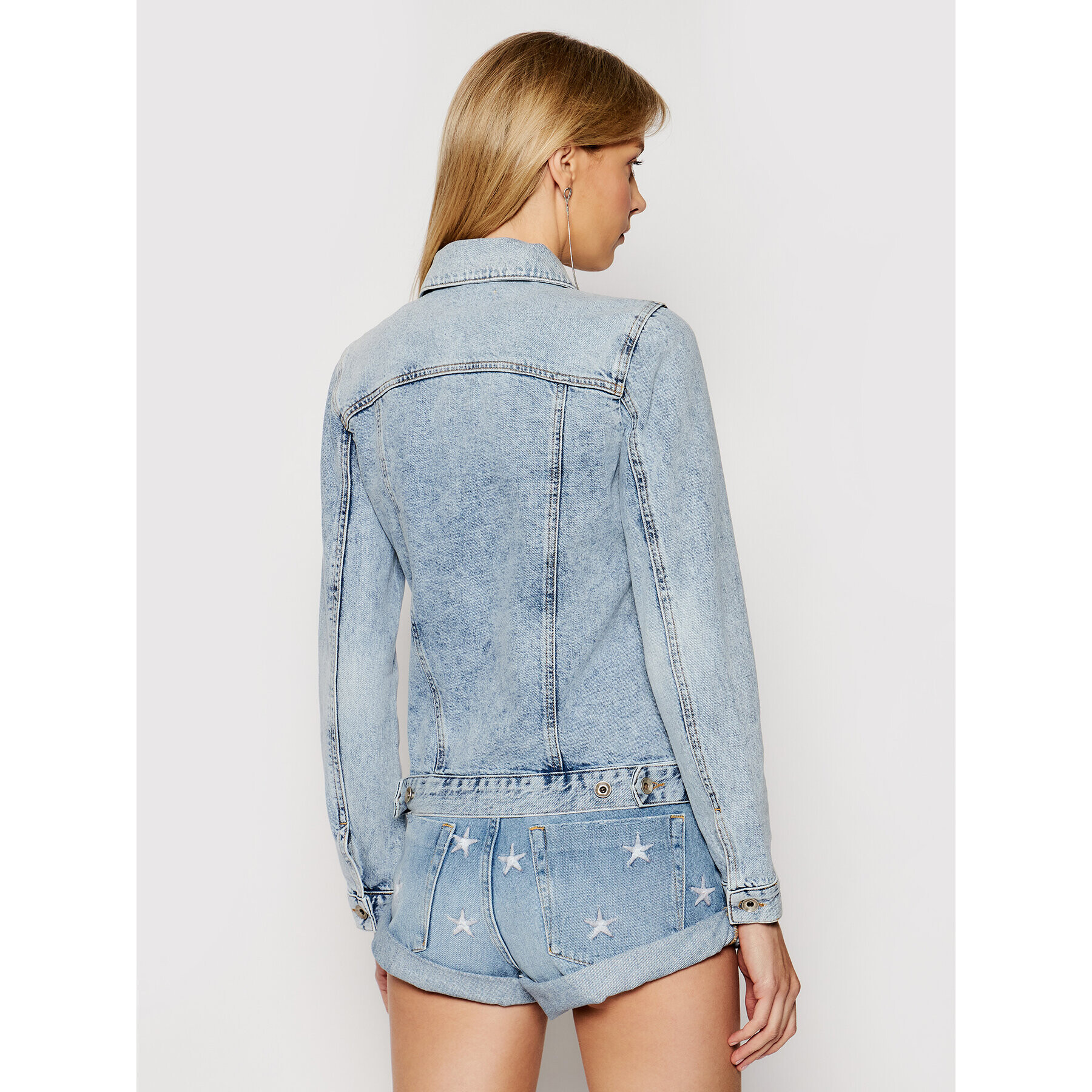 Pepe Jeans Дънково яке 8J0971/A1WZB-C876 Син Regular Fit - Pepit.bg