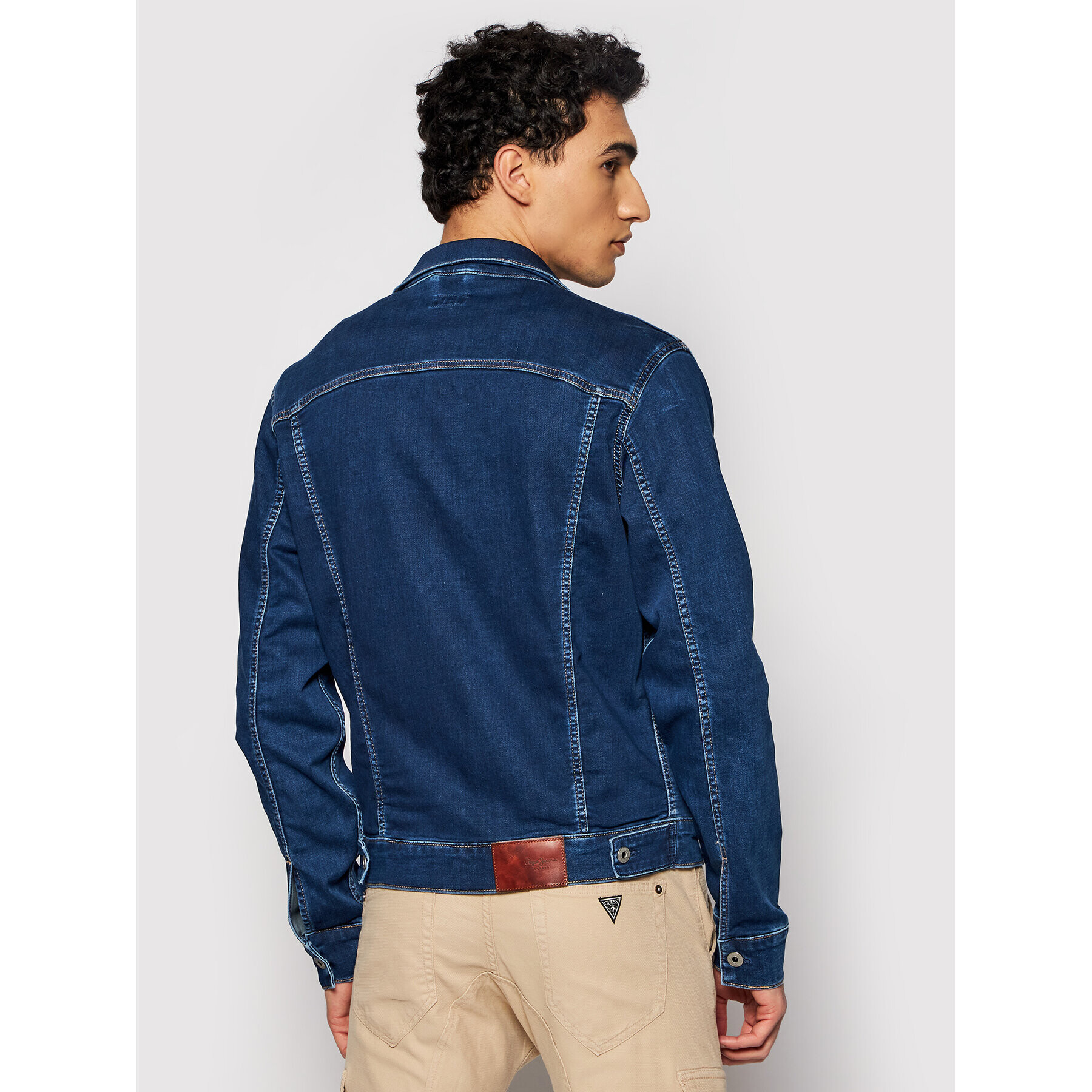 Pepe Jeans Дънково яке GYMDIGO Pinner PM400908 Тъмносин Regular Fit - Pepit.bg