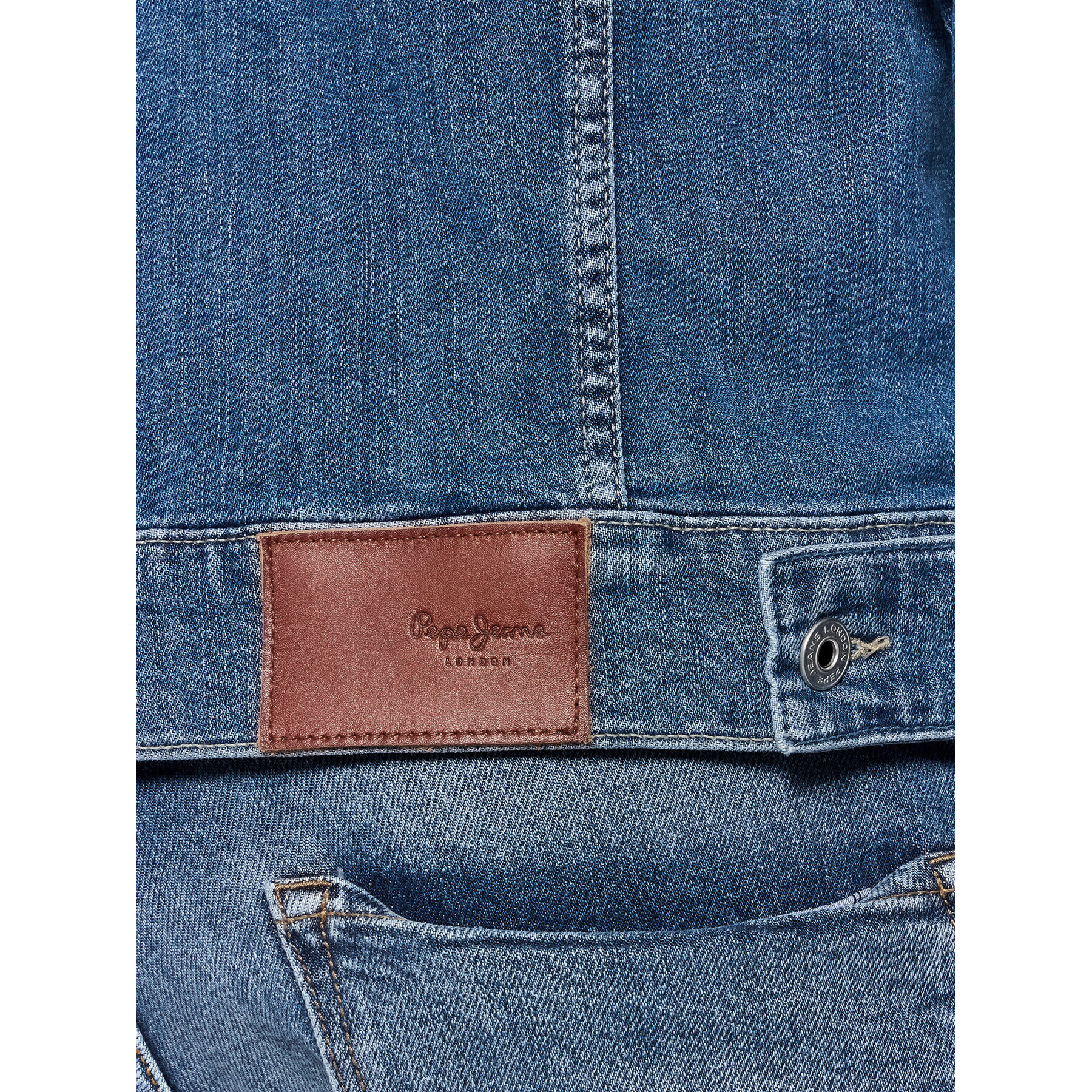 Pepe Jeans Дънково яке PM402465 Тъмносин Regular Fit - Pepit.bg