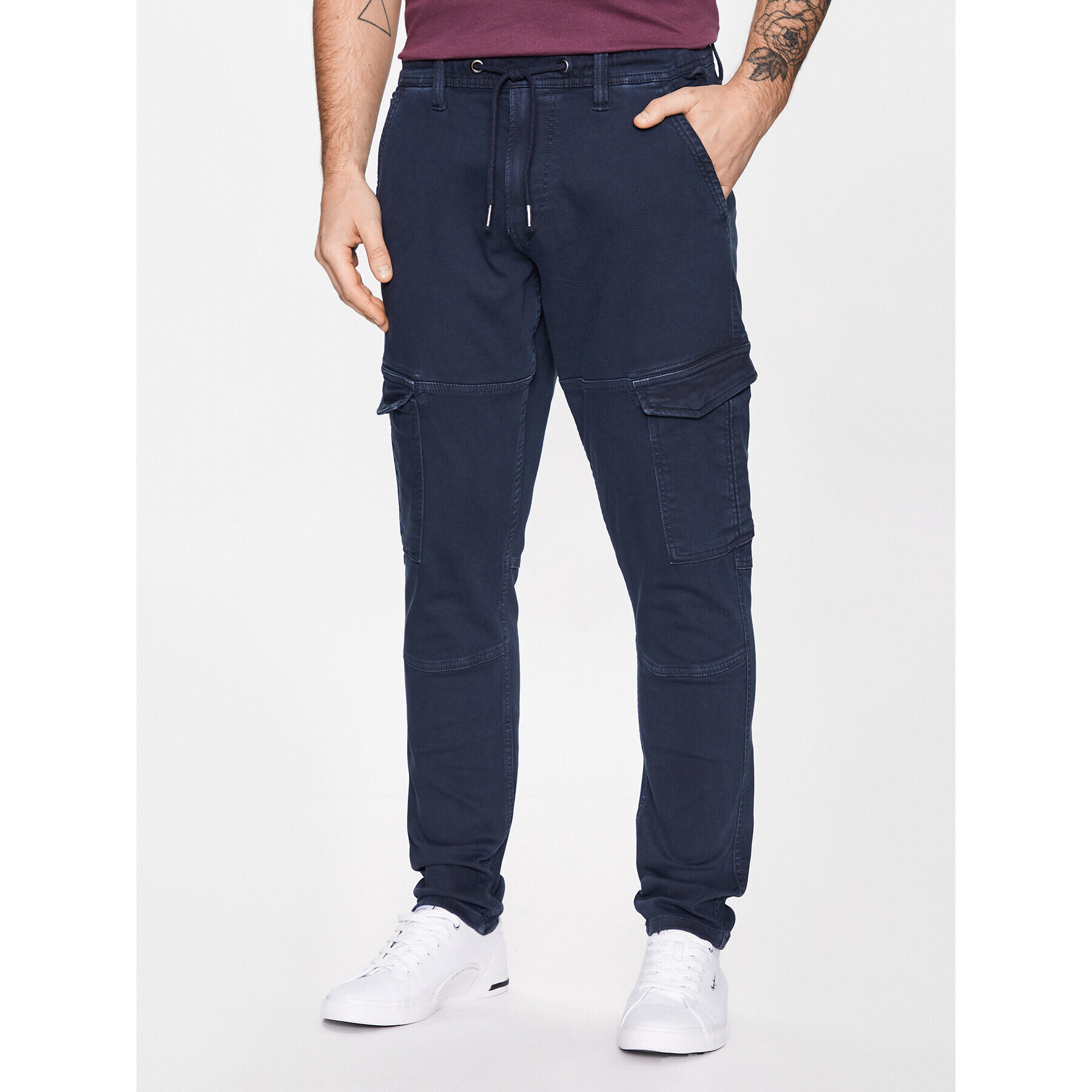 Pepe Jeans Долнище анцуг Jared PM211486 Тъмносин Regular Fit - Pepit.bg