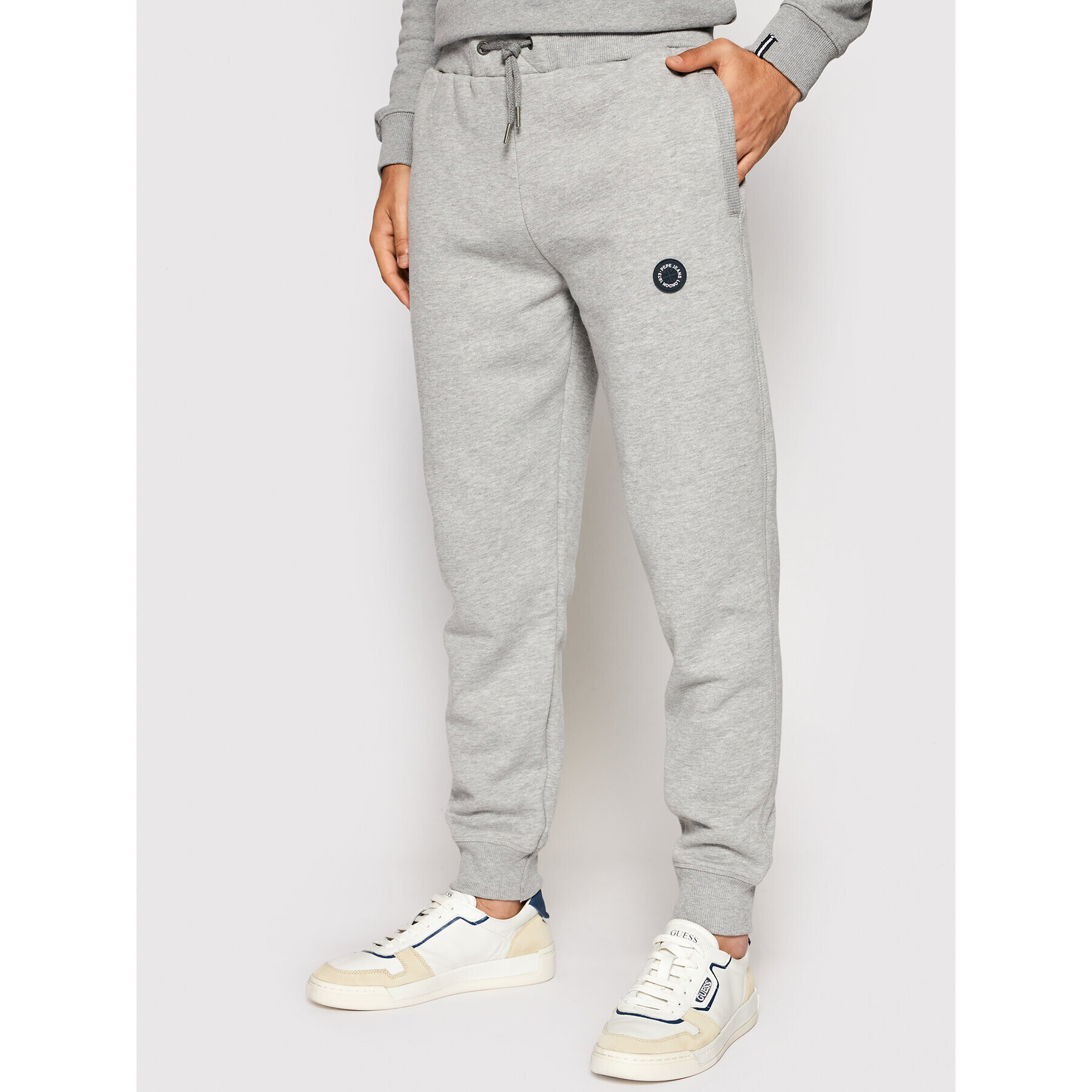 Pepe Jeans Долнище анцуг Aaron PM211429 Сив Regular Fit - Pepit.bg