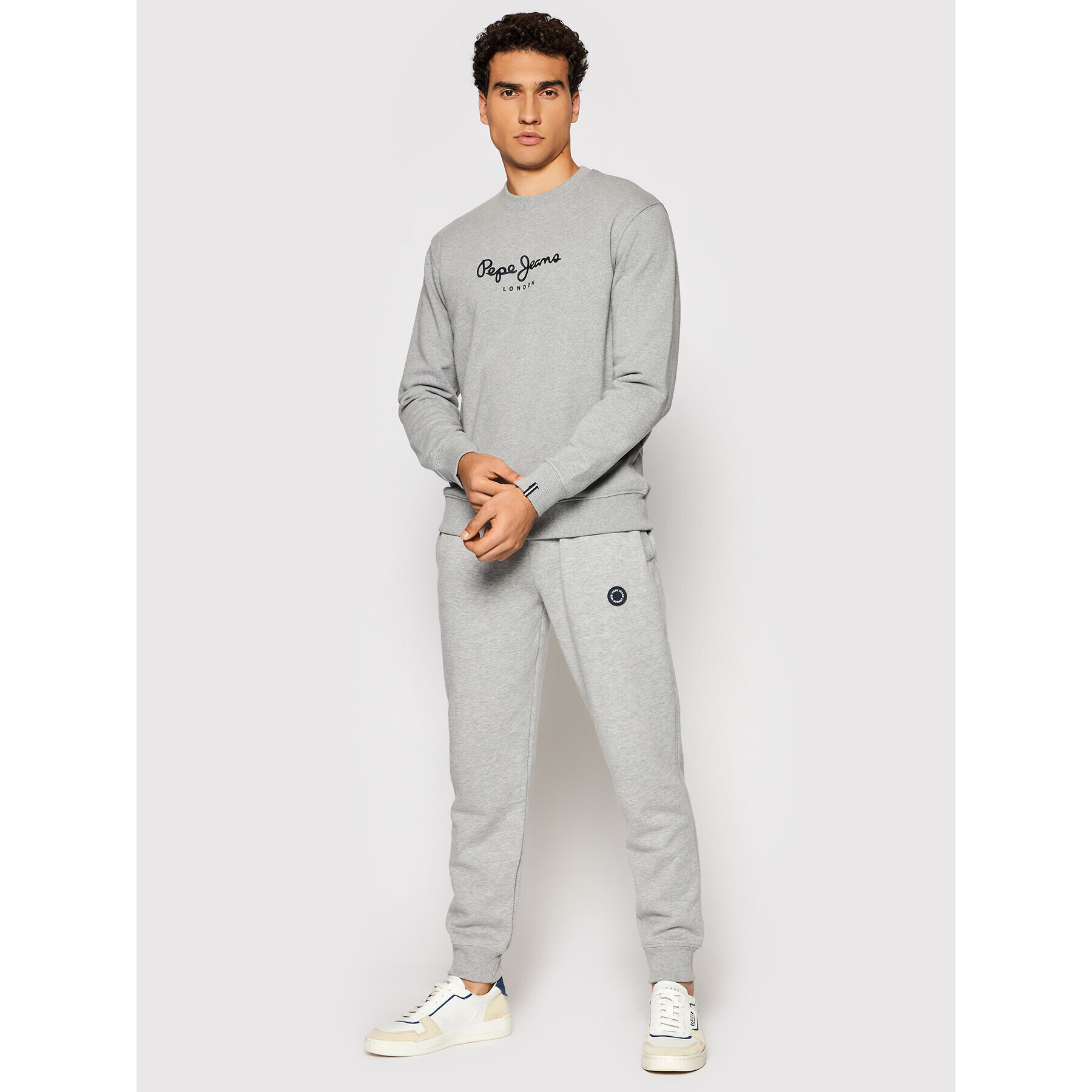 Pepe Jeans Долнище анцуг Aaron PM211429 Сив Regular Fit - Pepit.bg