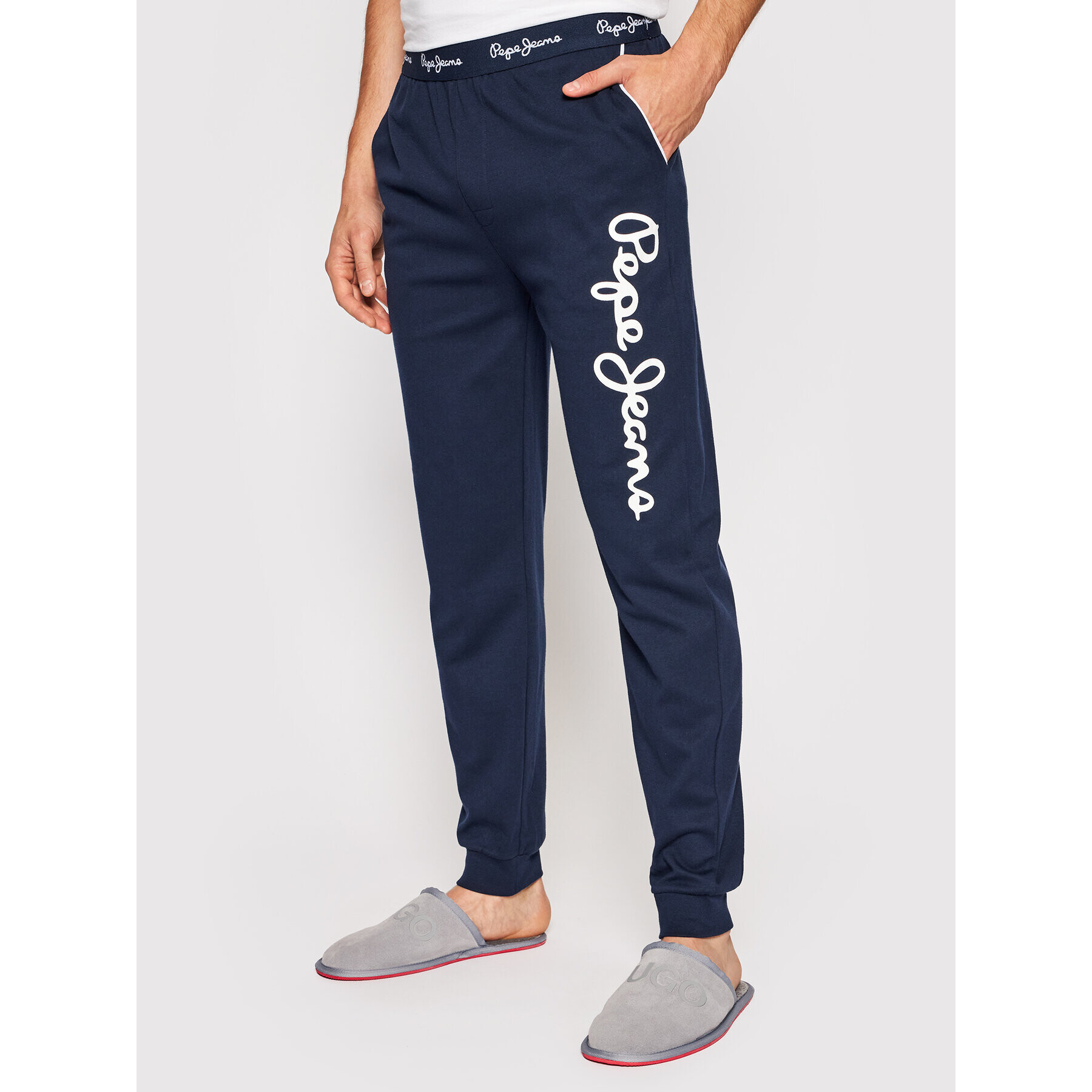 Pepe Jeans Долнище на пижама Bard PMU10660 Тъмносин - Pepit.bg