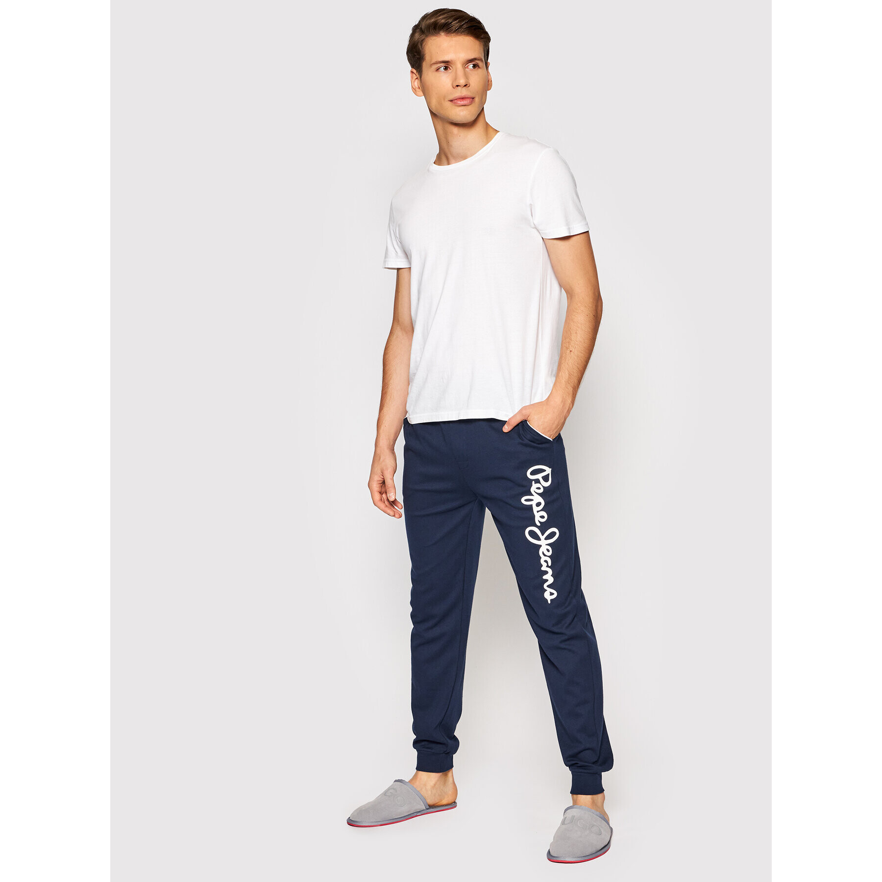 Pepe Jeans Долнище на пижама Bard PMU10660 Тъмносин - Pepit.bg