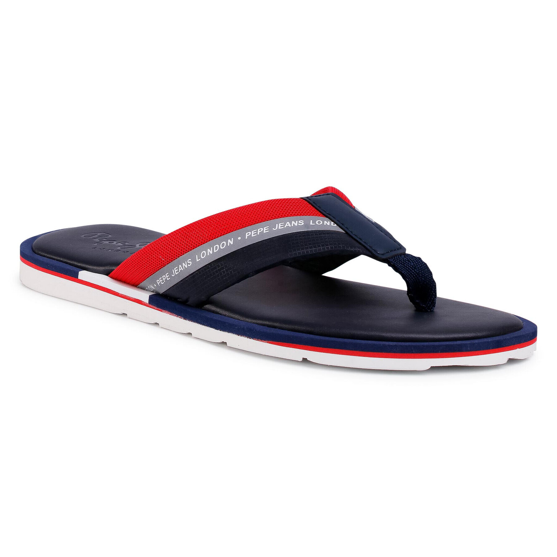 Pepe Jeans Джапанки Barrel Reflective PMS90074 Тъмносин - Pepit.bg
