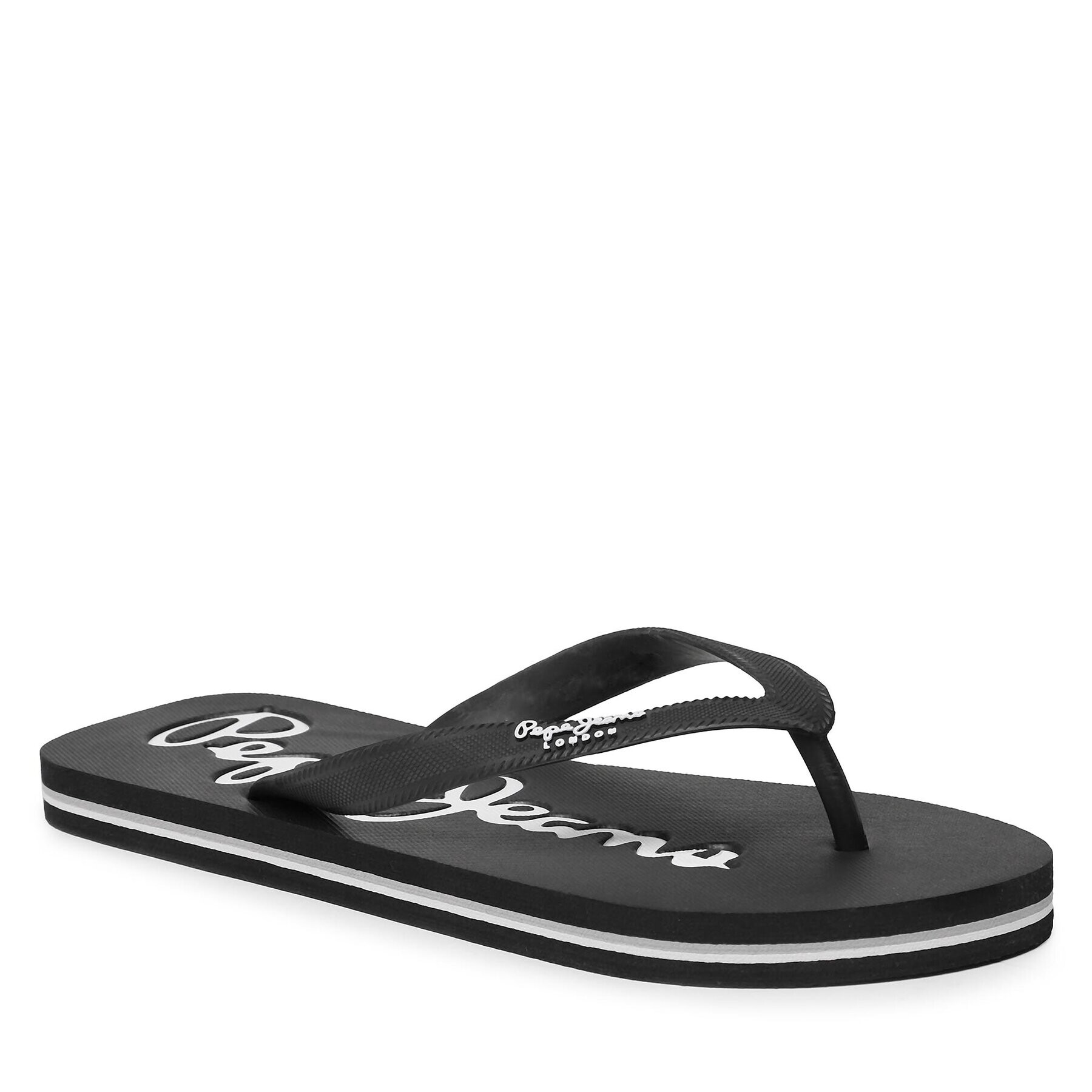 Pepe Jeans Джапанки Bay Beach Basic M PMS70128 Черен - Pepit.bg