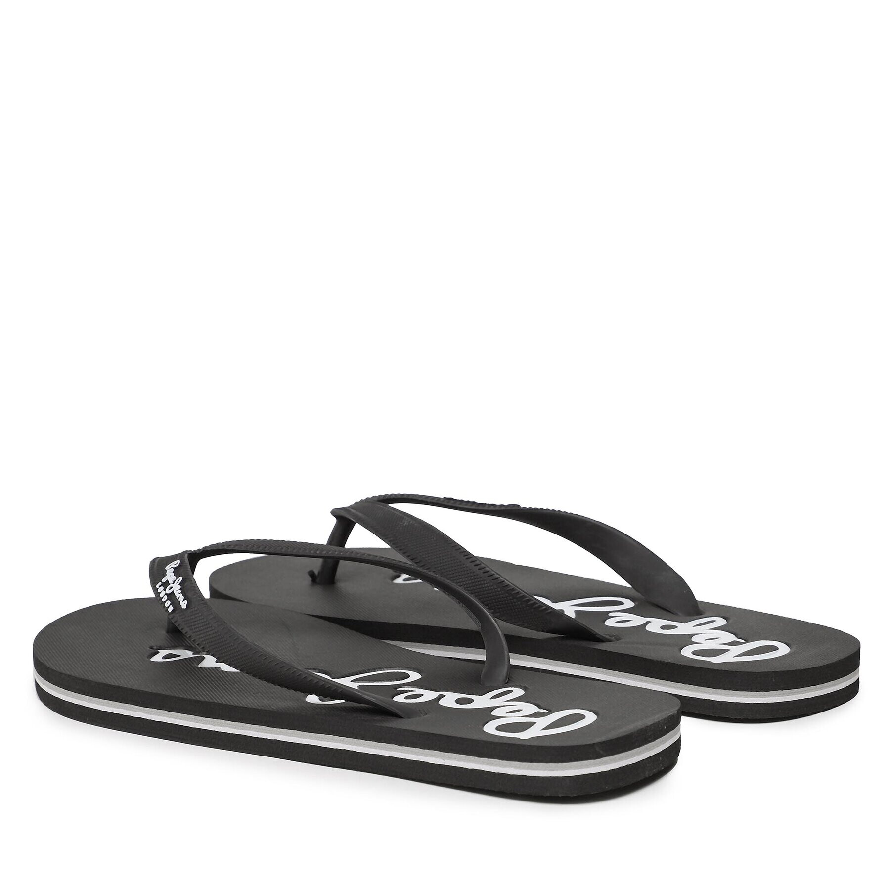 Pepe Jeans Джапанки Bay Beach Basic M PMS70128 Черен - Pepit.bg