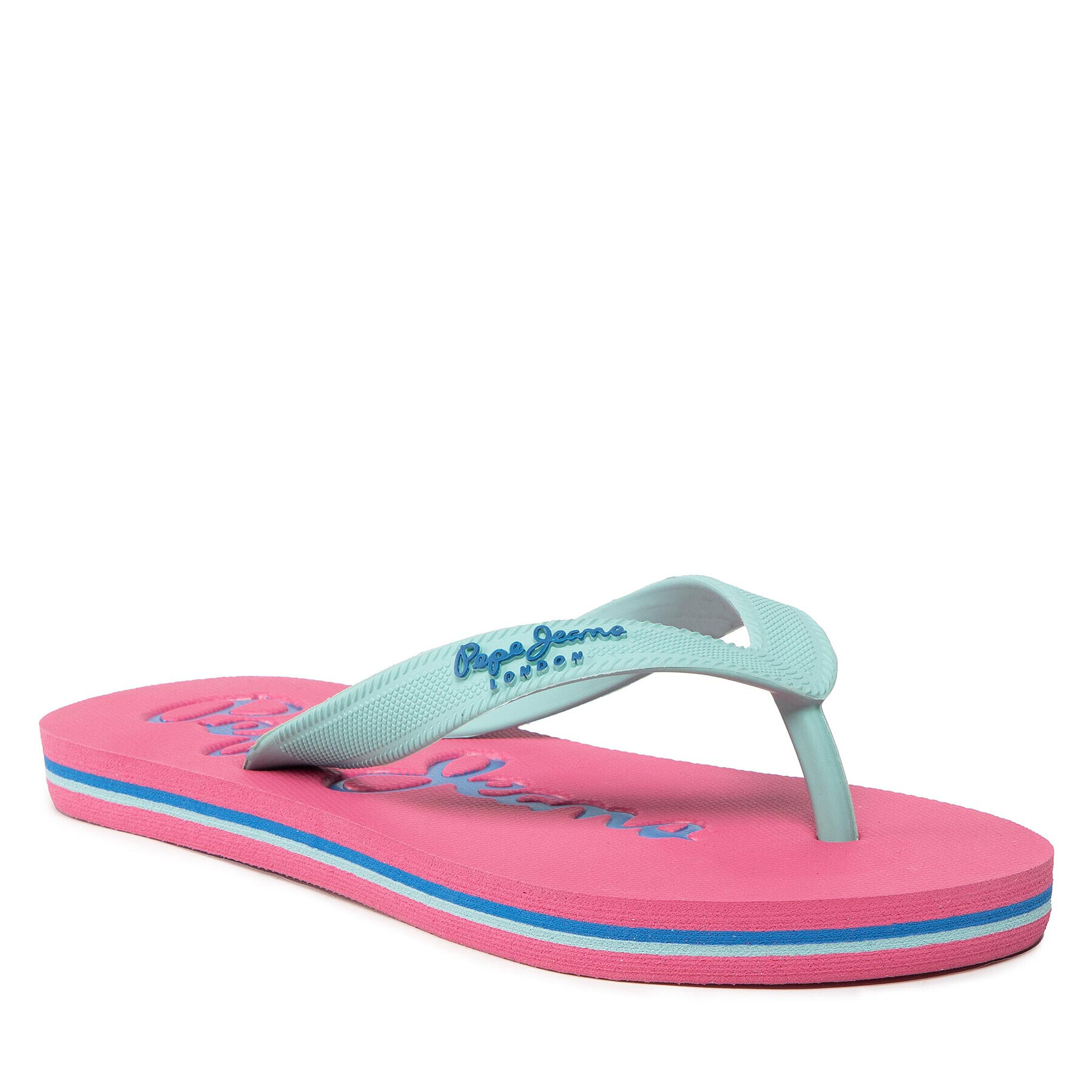 Pepe Jeans Джапанки Bay Beach Brand G PGS70048 Син - Pepit.bg