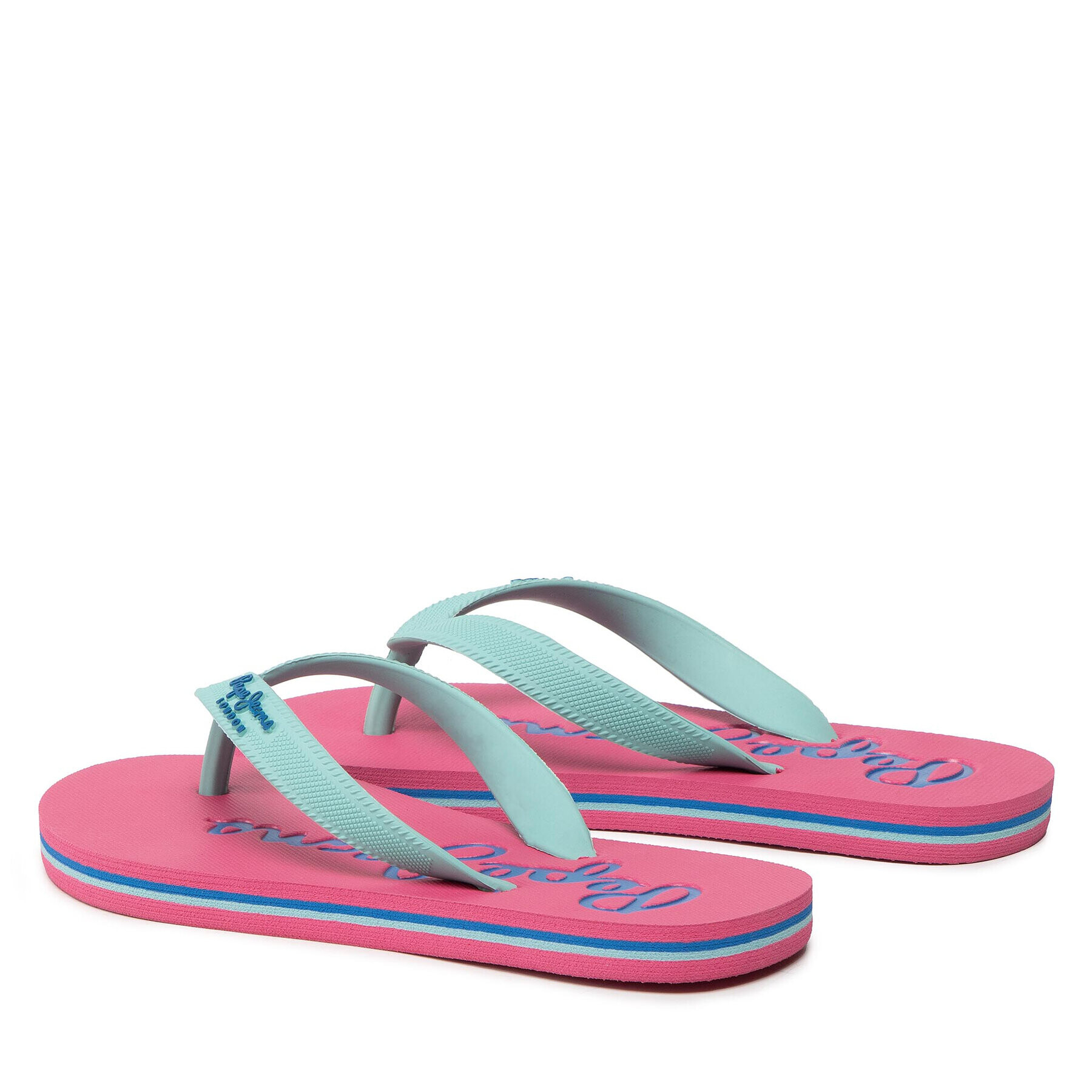 Pepe Jeans Джапанки Bay Beach Brand G PGS70048 Син - Pepit.bg