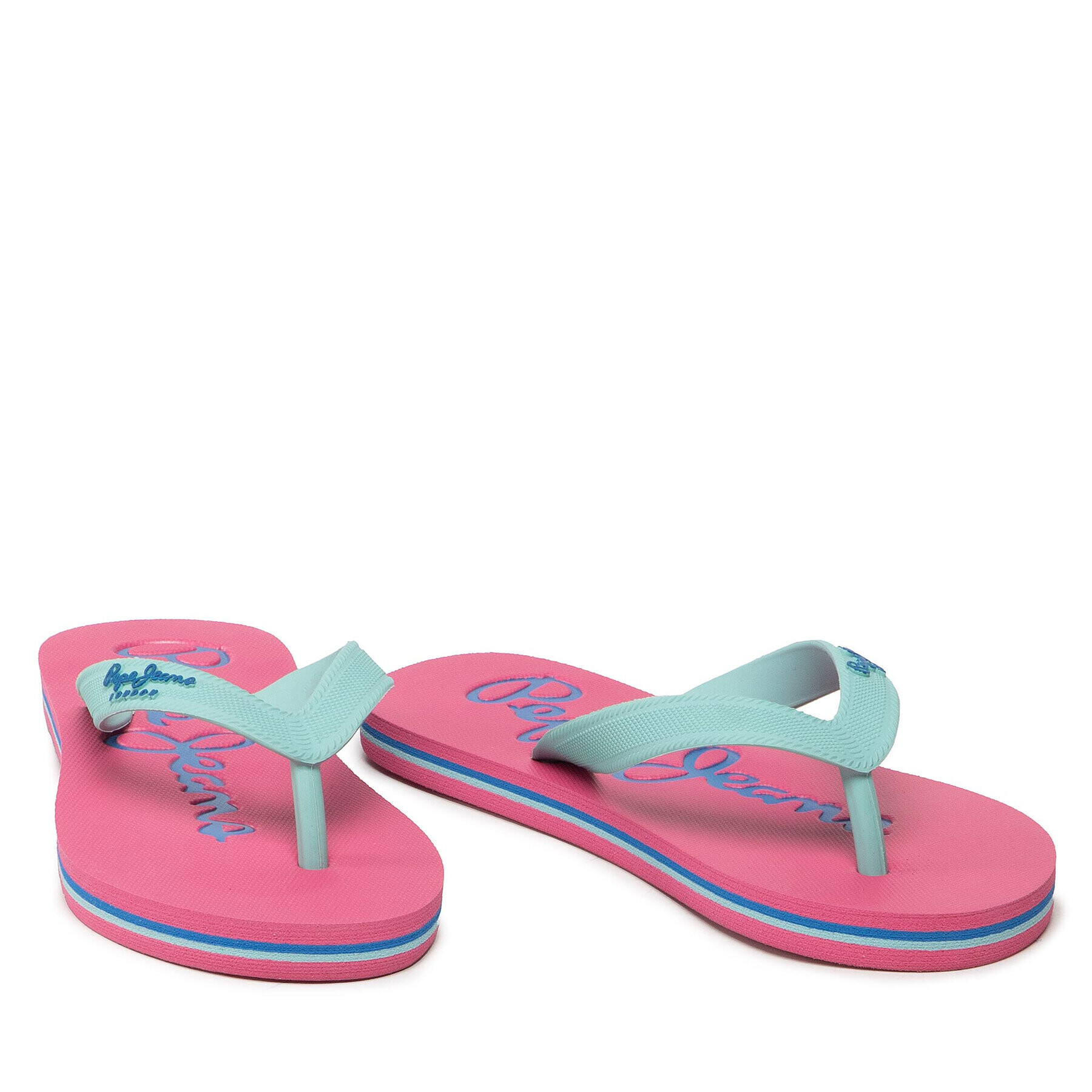 Pepe Jeans Джапанки Bay Beach Brand G PGS70048 Син - Pepit.bg