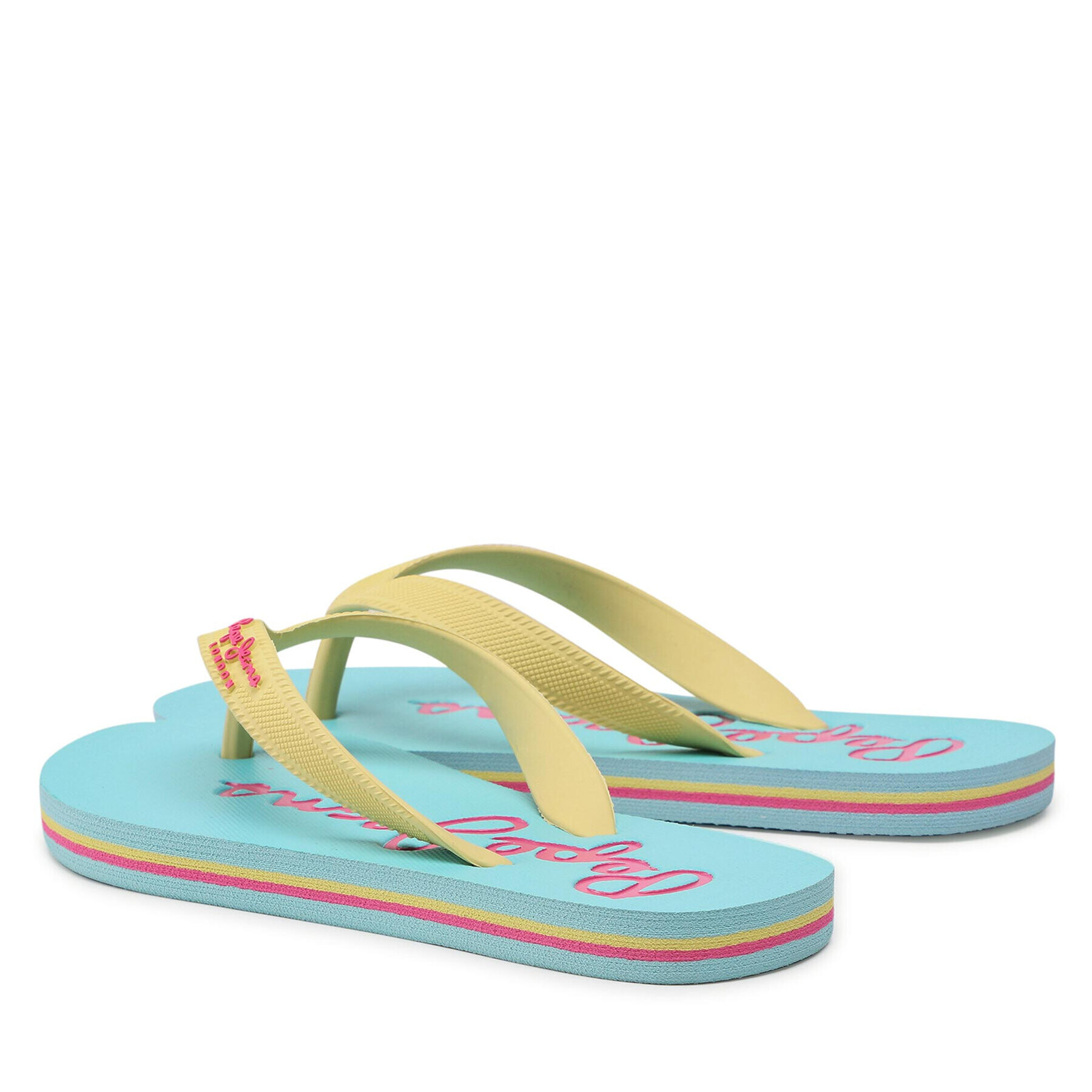 Pepe Jeans Джапанки Bay Beach Brand G PGS70048 Жълт - Pepit.bg