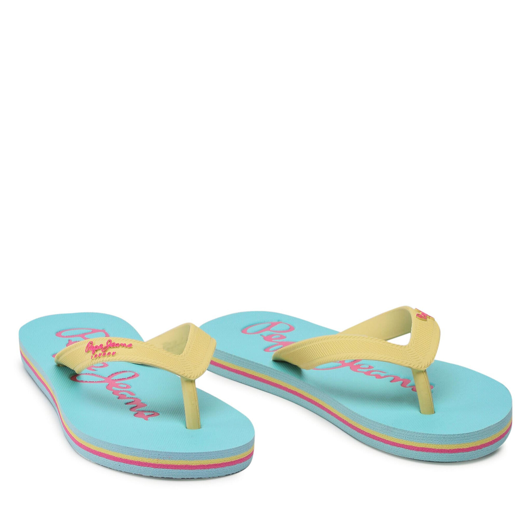Pepe Jeans Джапанки Bay Beach Brand G PGS70048 Жълт - Pepit.bg