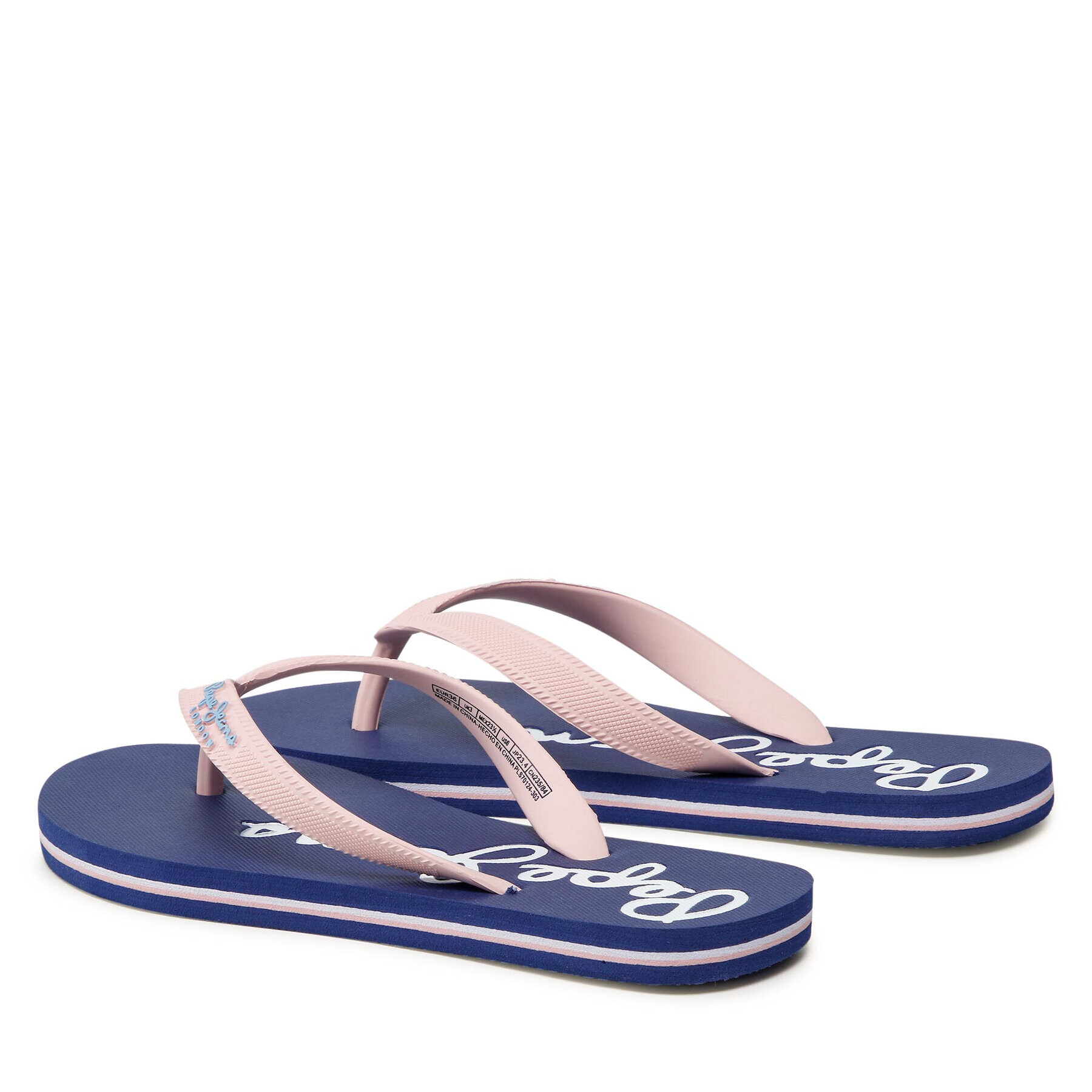 Pepe Jeans Джапанки Bay Beach Brand W PLS70124 Розов - Pepit.bg