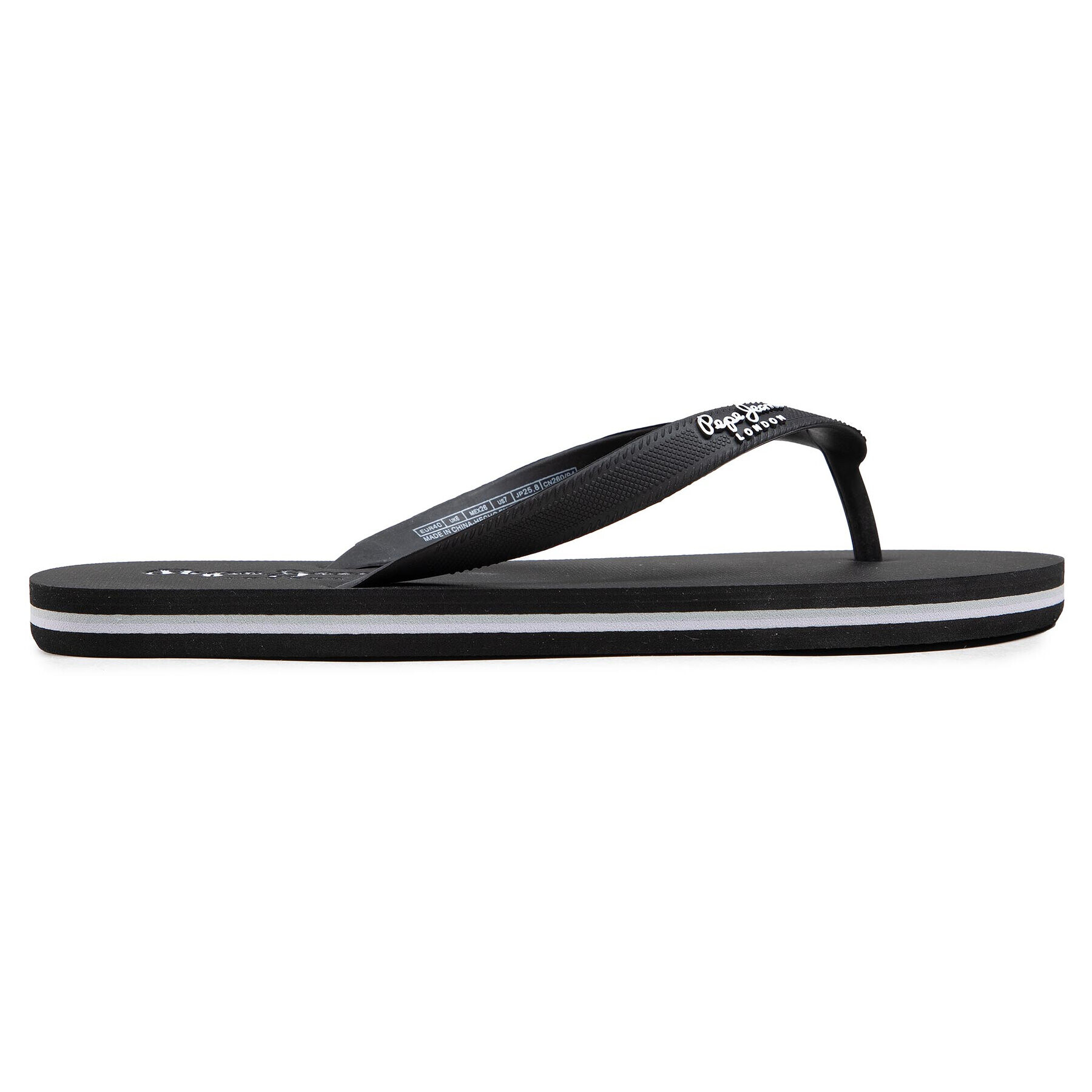 Pepe Jeans Джапанки Bay Beach Classic PMS70097 Черен - Pepit.bg
