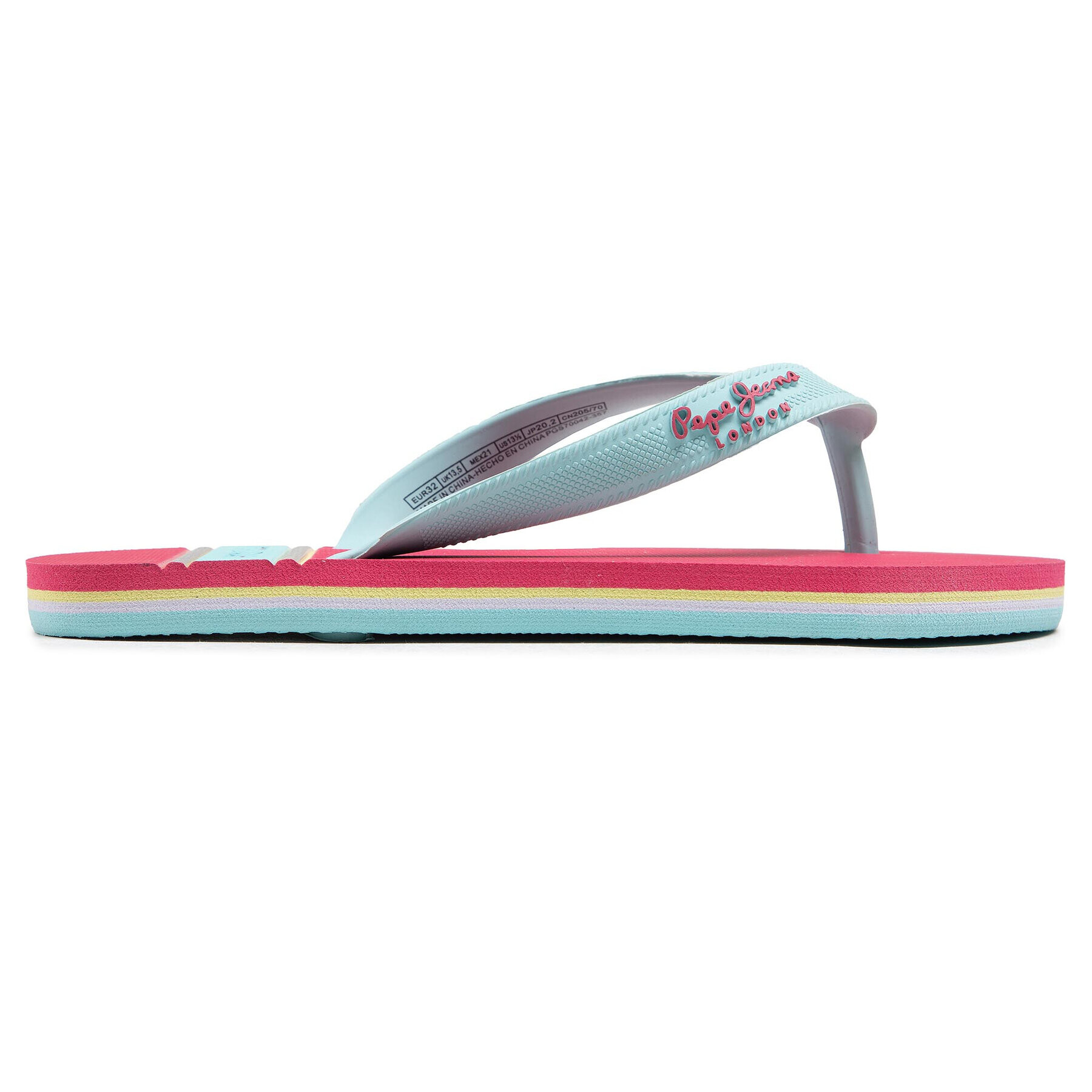 Pepe Jeans Джапанки Bay Beach Girl PGS70042 Син - Pepit.bg