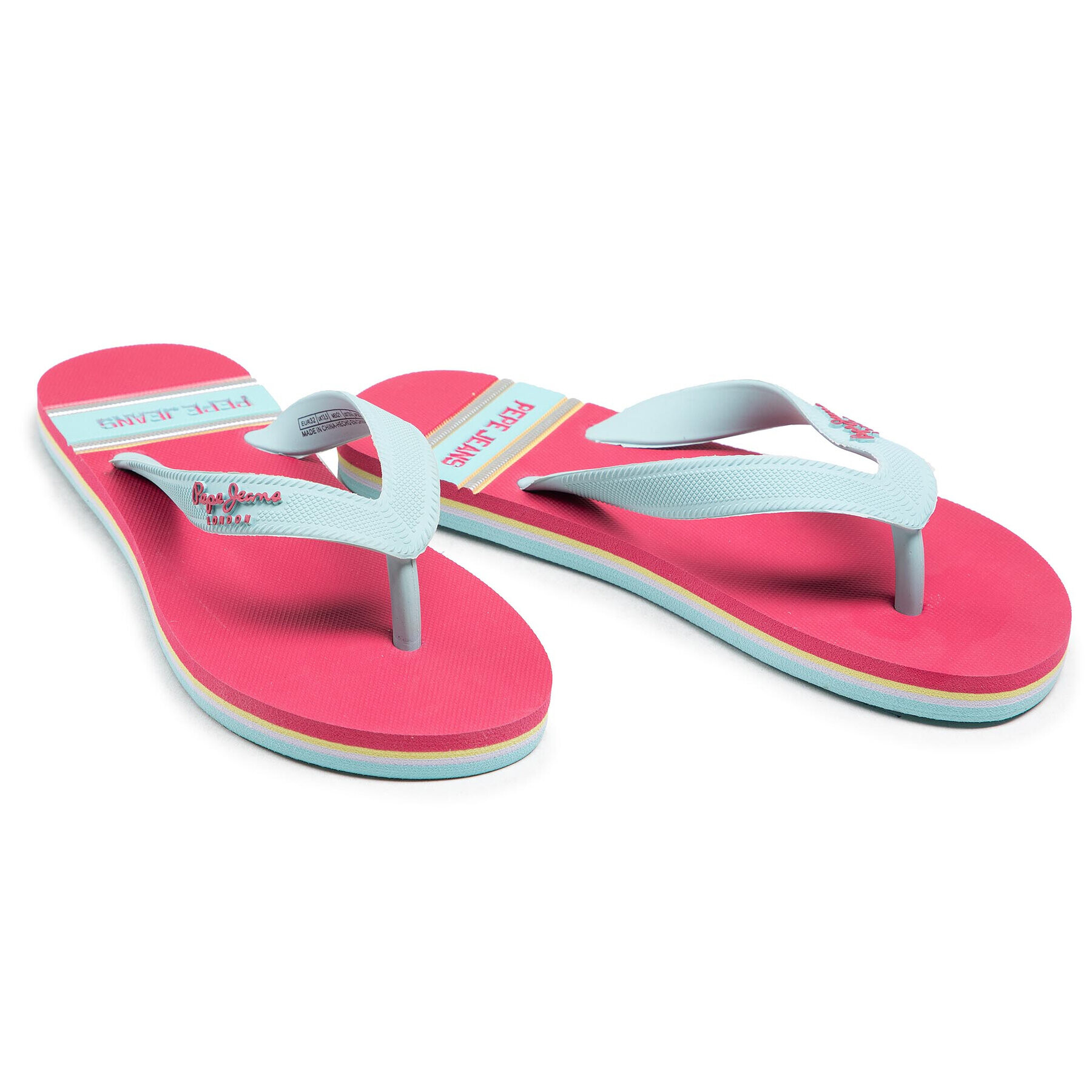 Pepe Jeans Джапанки Bay Beach Girl PGS70042 Син - Pepit.bg