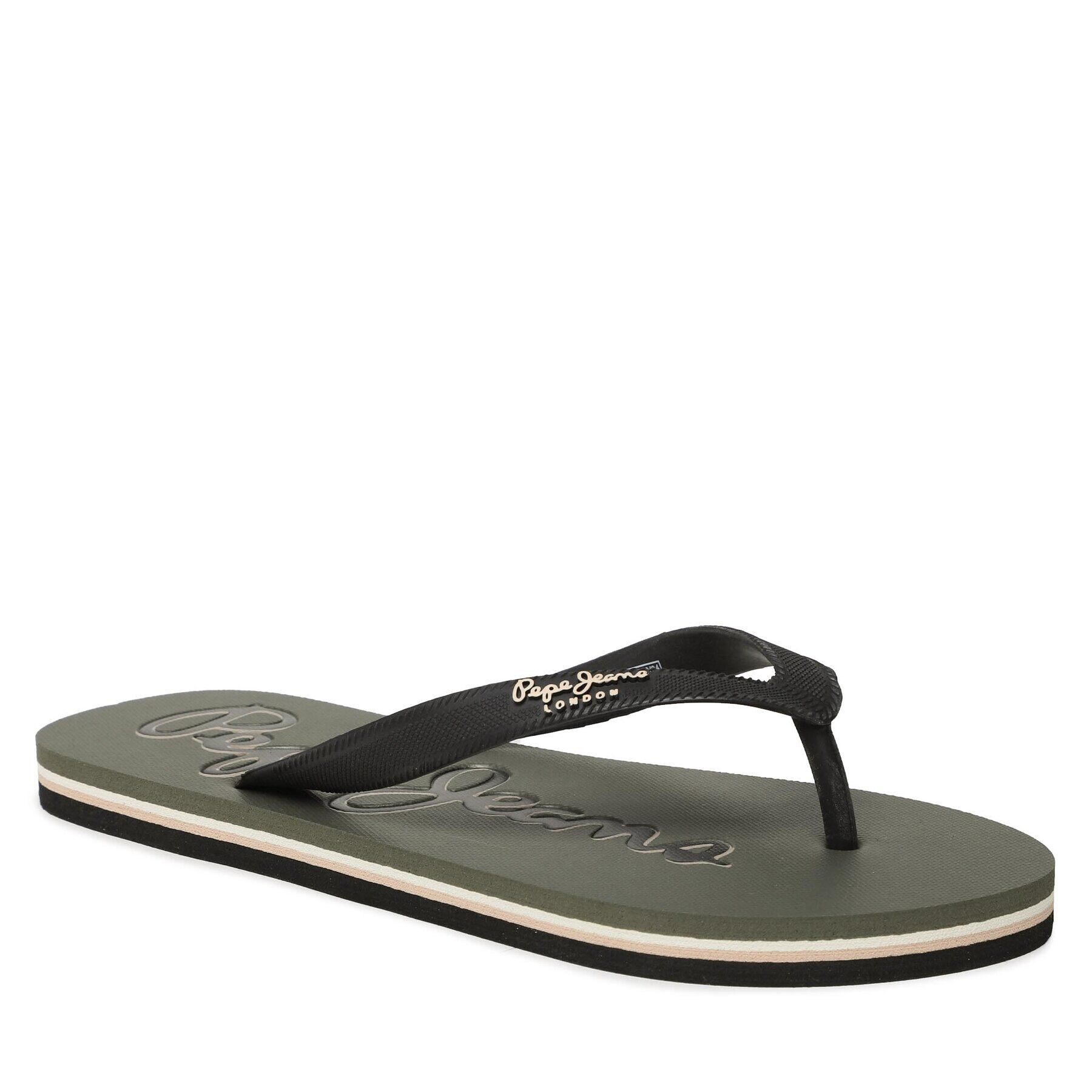 Pepe Jeans Джапанки Bay Beach Logo M PMS70129 Черен - Pepit.bg