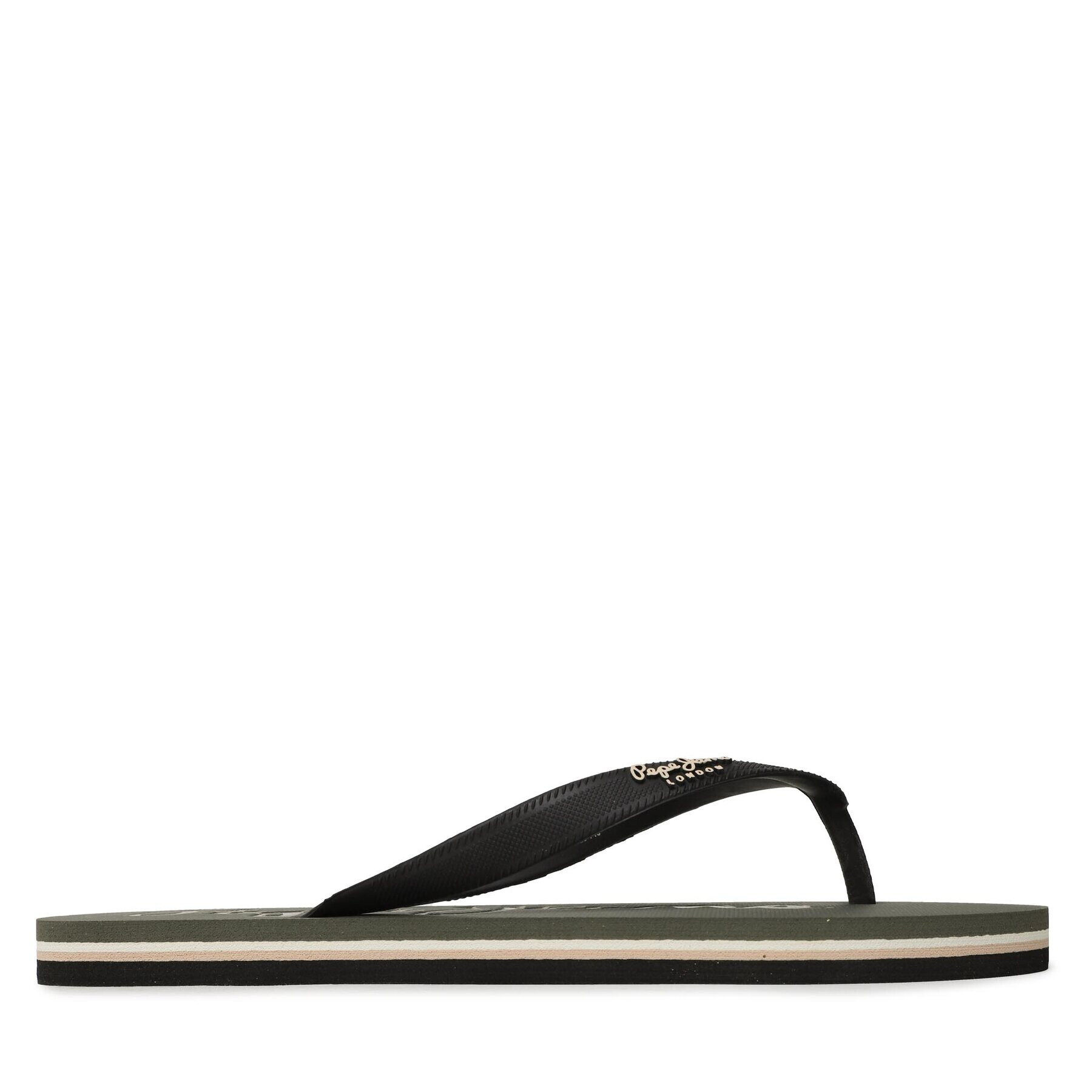 Pepe Jeans Джапанки Bay Beach Logo M PMS70129 Черен - Pepit.bg