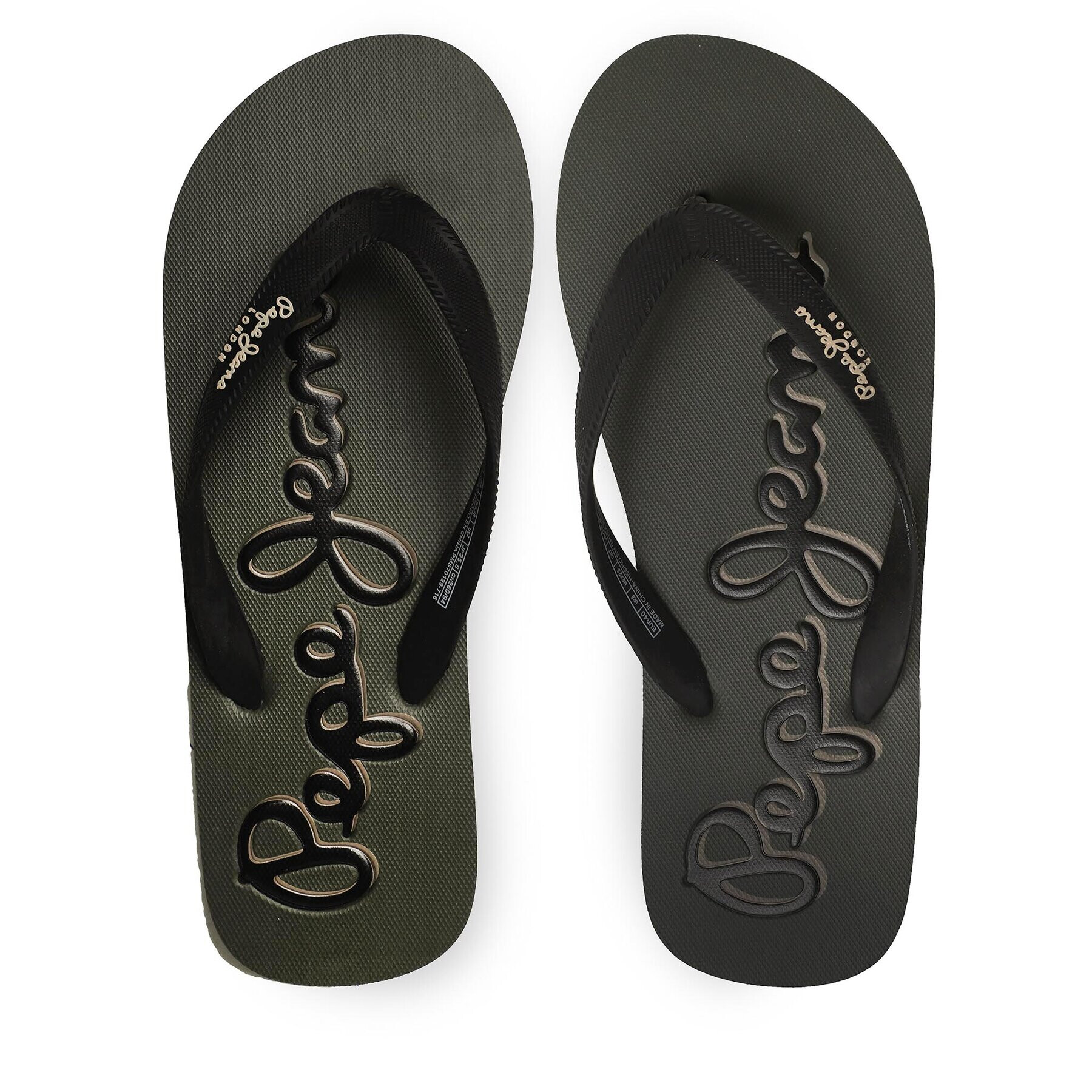 Pepe Jeans Джапанки Bay Beach Logo M PMS70129 Черен - Pepit.bg