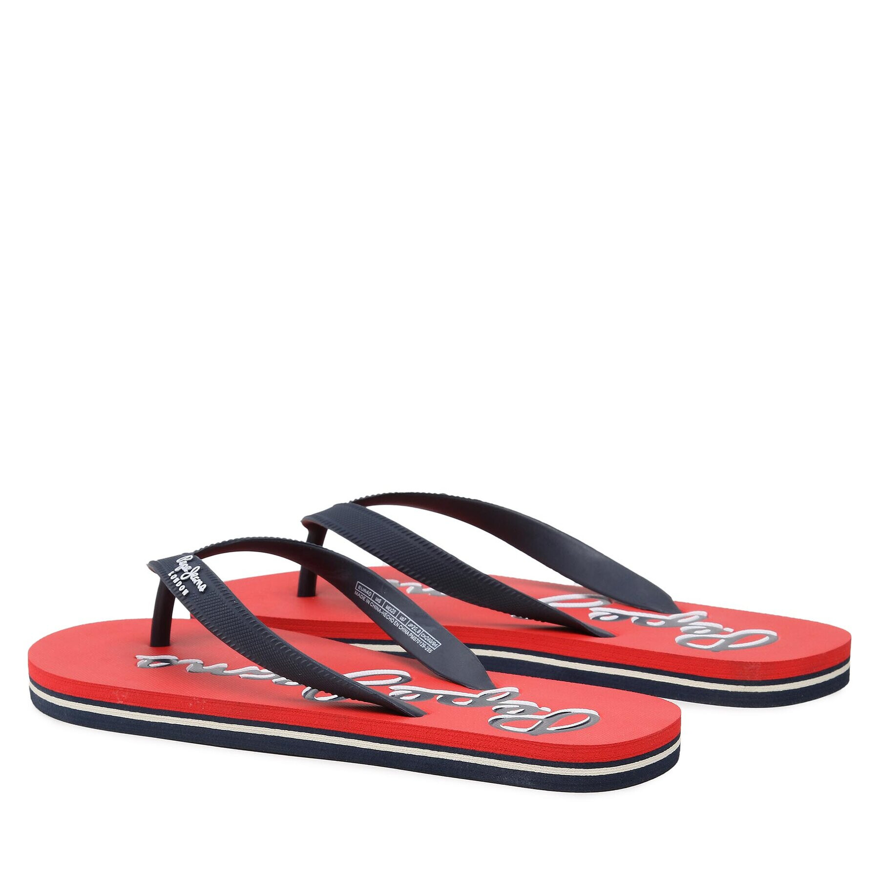 Pepe Jeans Джапанки Bay Beach Logo M PMS70129 Черен - Pepit.bg