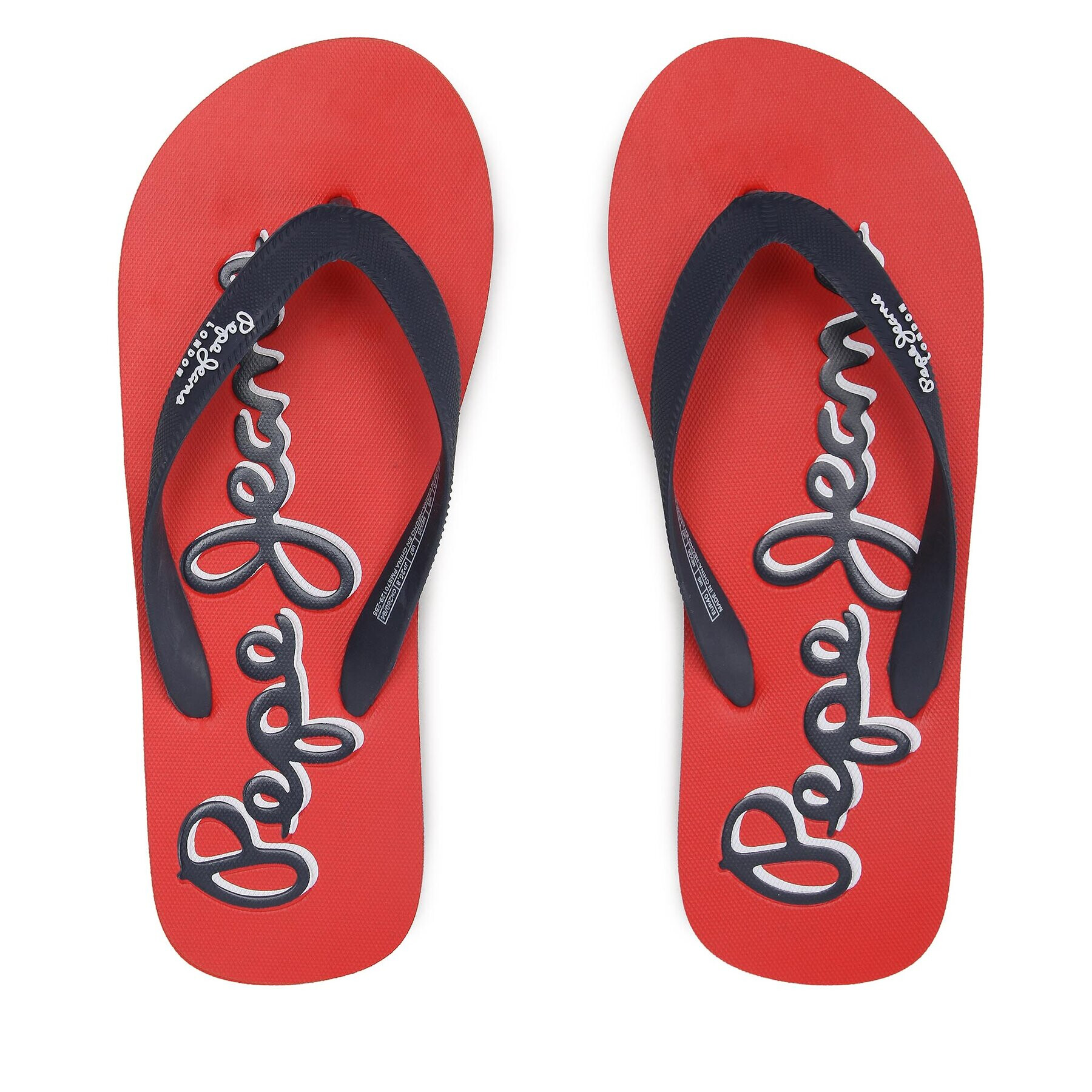 Pepe Jeans Джапанки Bay Beach Logo M PMS70129 Черен - Pepit.bg