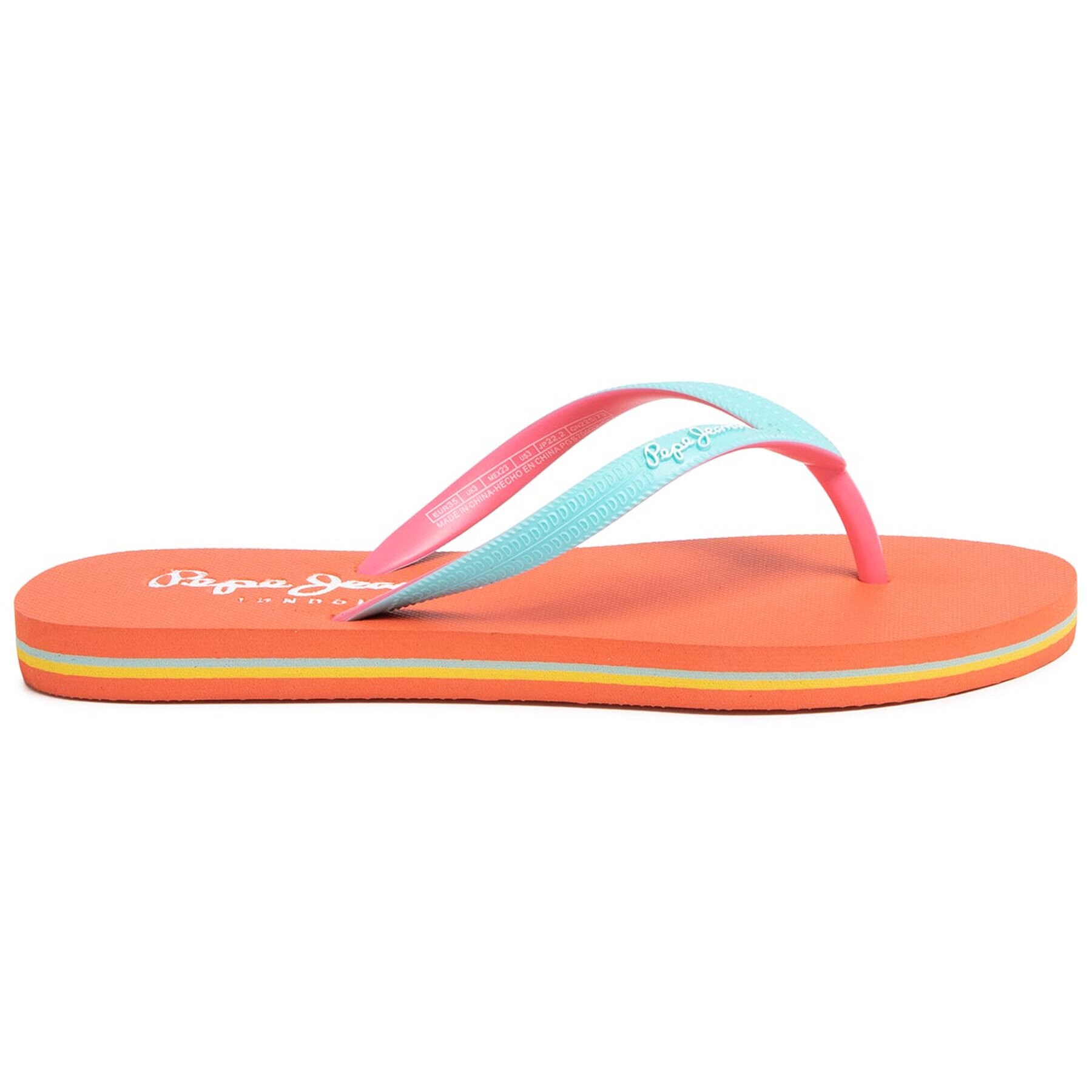 Pepe Jeans Джапанки Beach Basic Girl PGS70032 Син - Pepit.bg