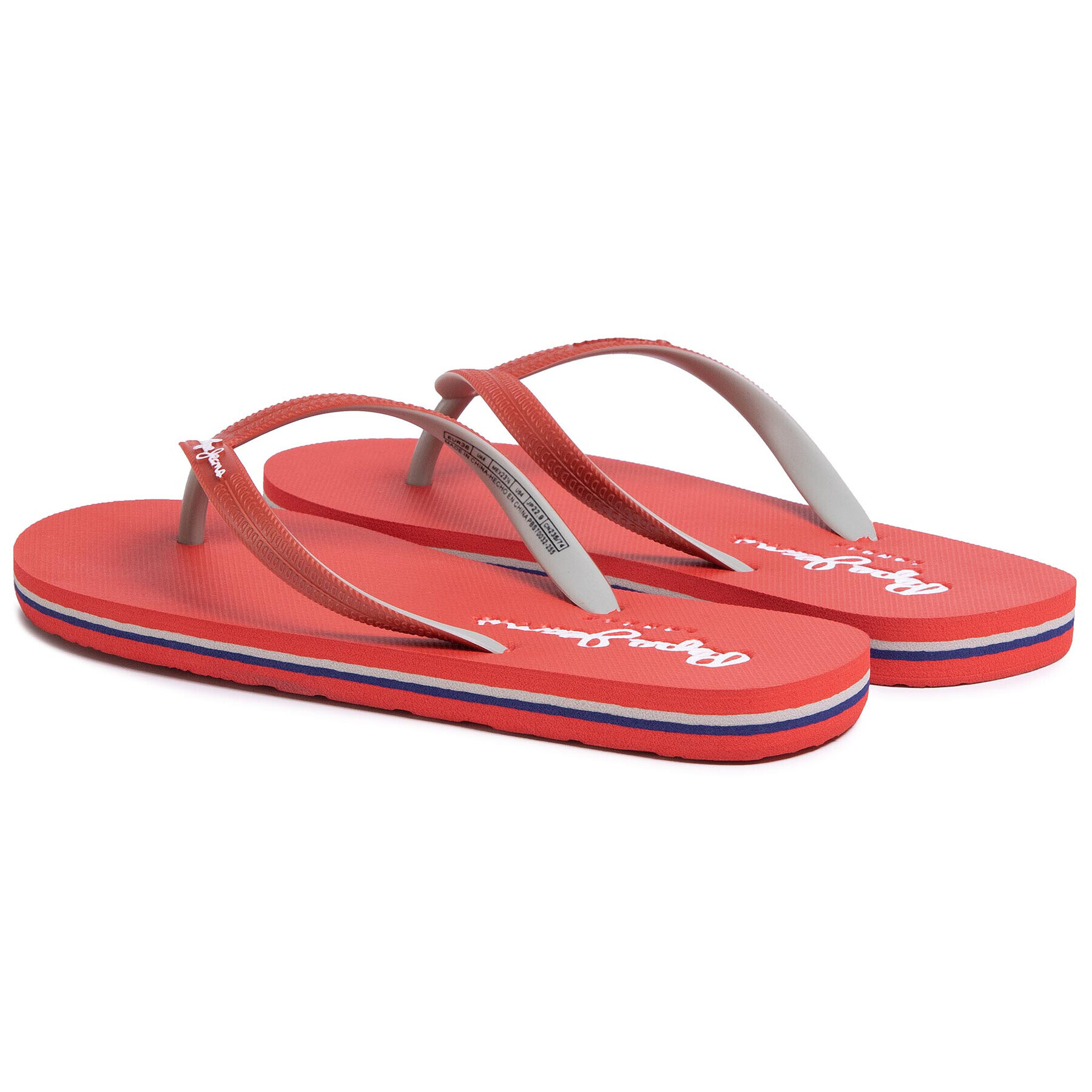 Pepe Jeans Джапанки Beach Basic PBS70032 Червен - Pepit.bg