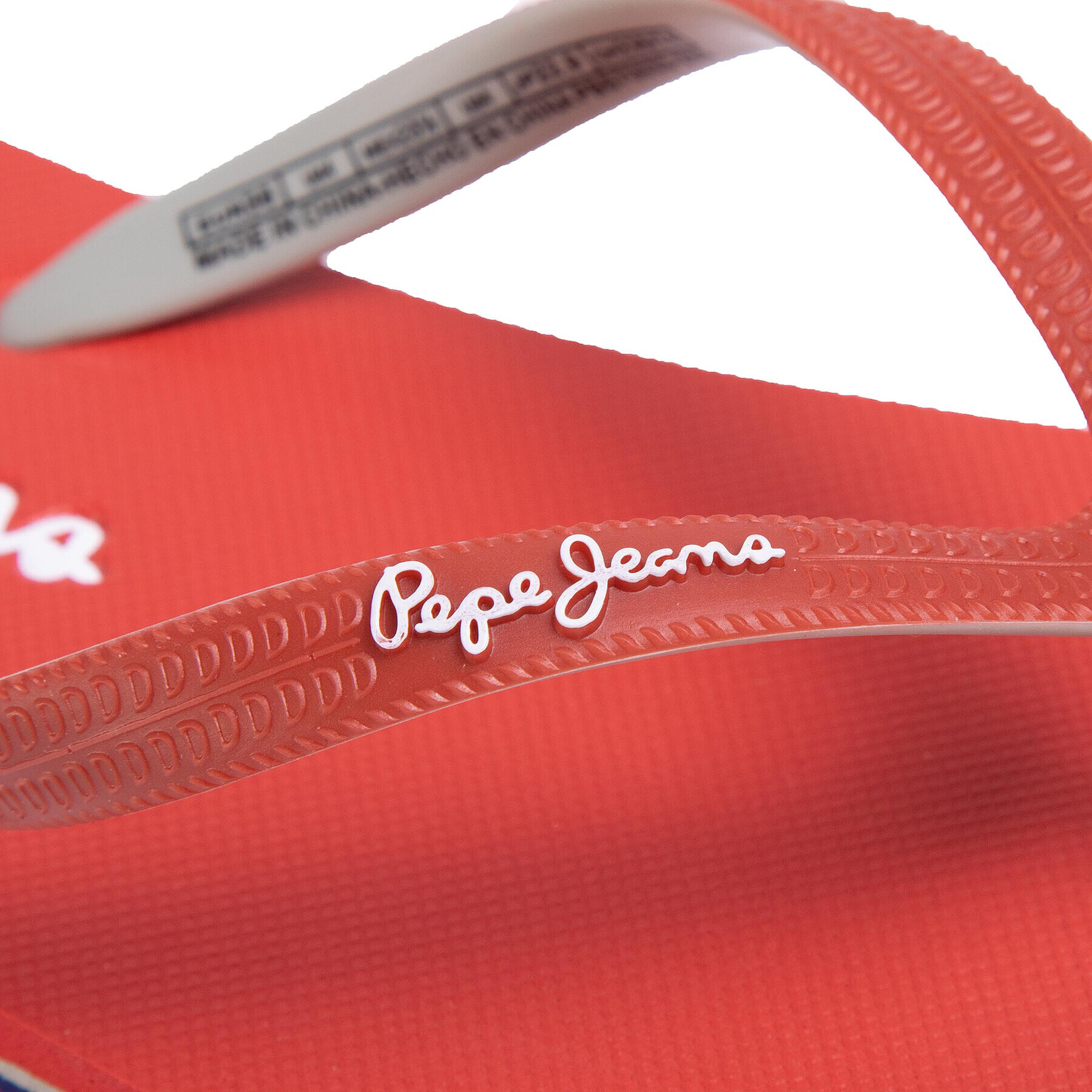 Pepe Jeans Джапанки Beach Basic PBS70032 Червен - Pepit.bg