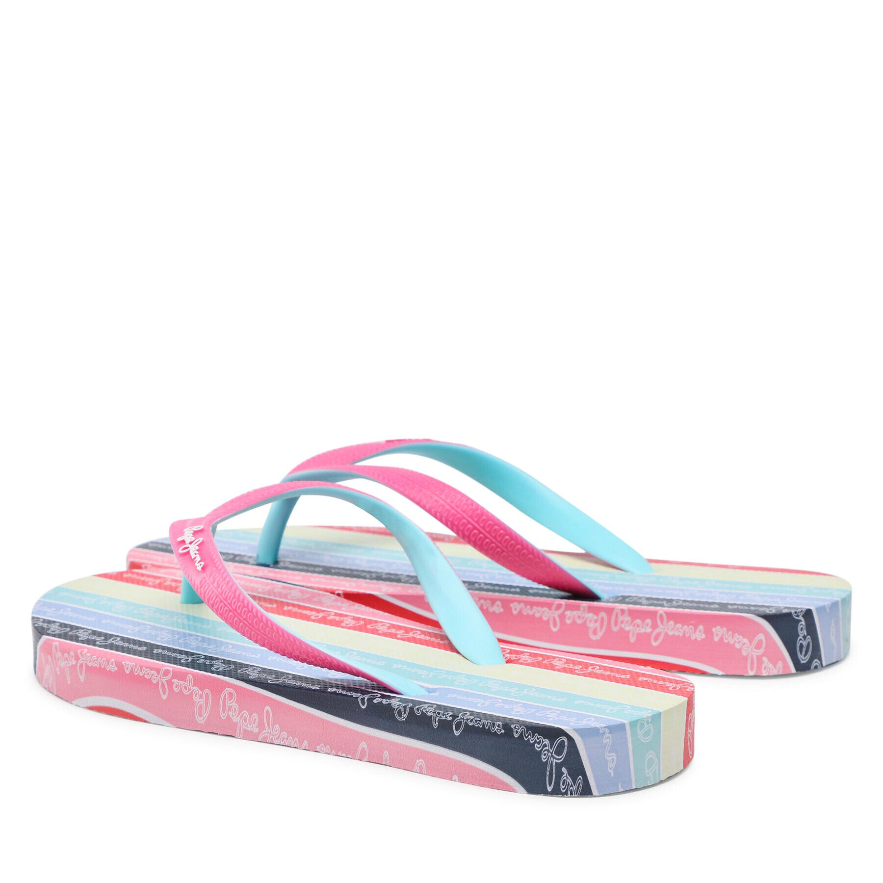 Pepe Jeans Джапанки Dorset Strips PGS70049 Розов - Pepit.bg