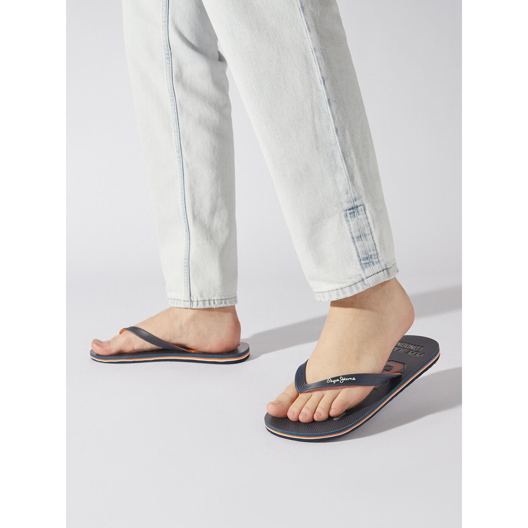 Pepe Jeans Джапанки Hawi 1973 PMS70135 Тъмносин - Pepit.bg