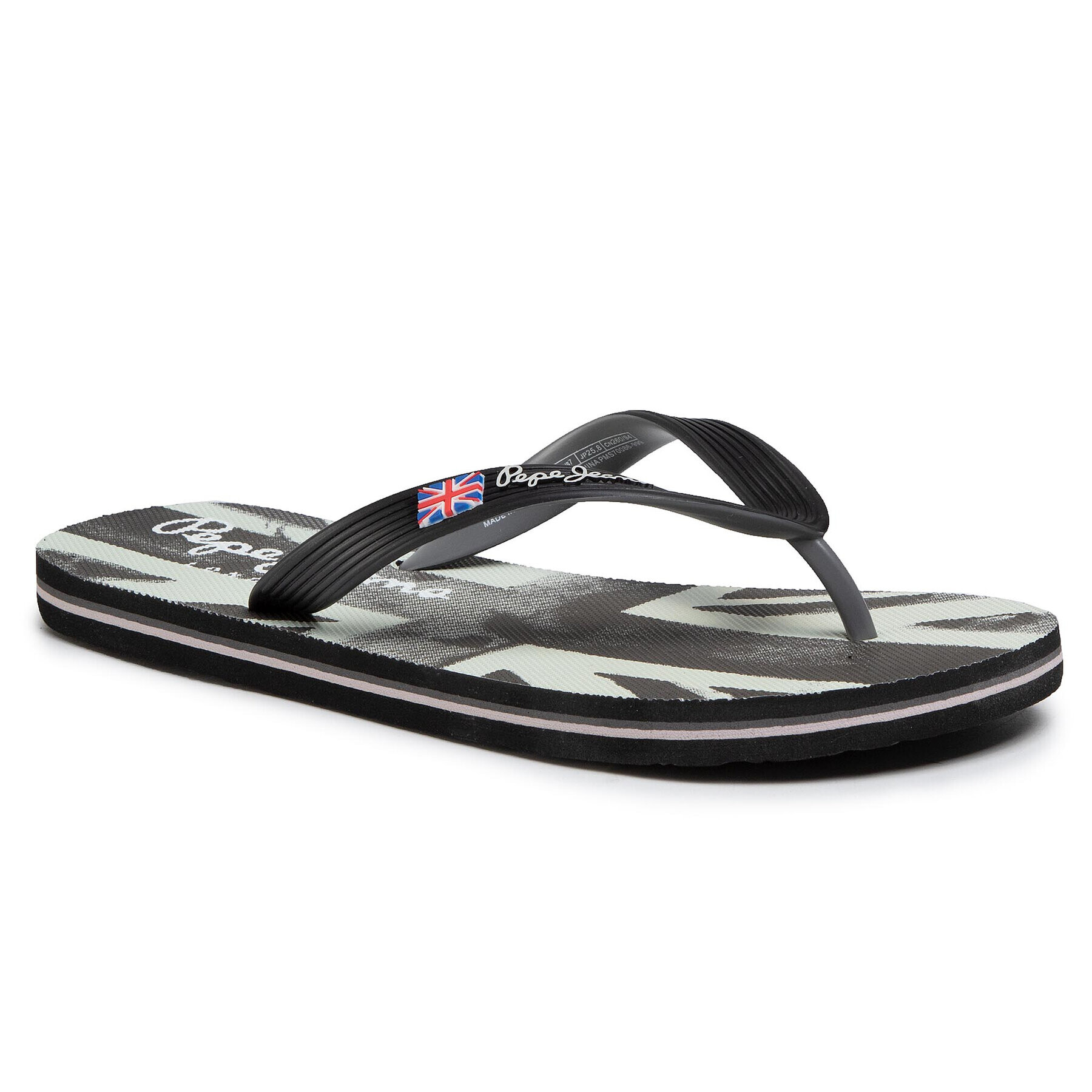 Pepe Jeans Джапанки Hawi Banner PMS70086 Черен - Pepit.bg