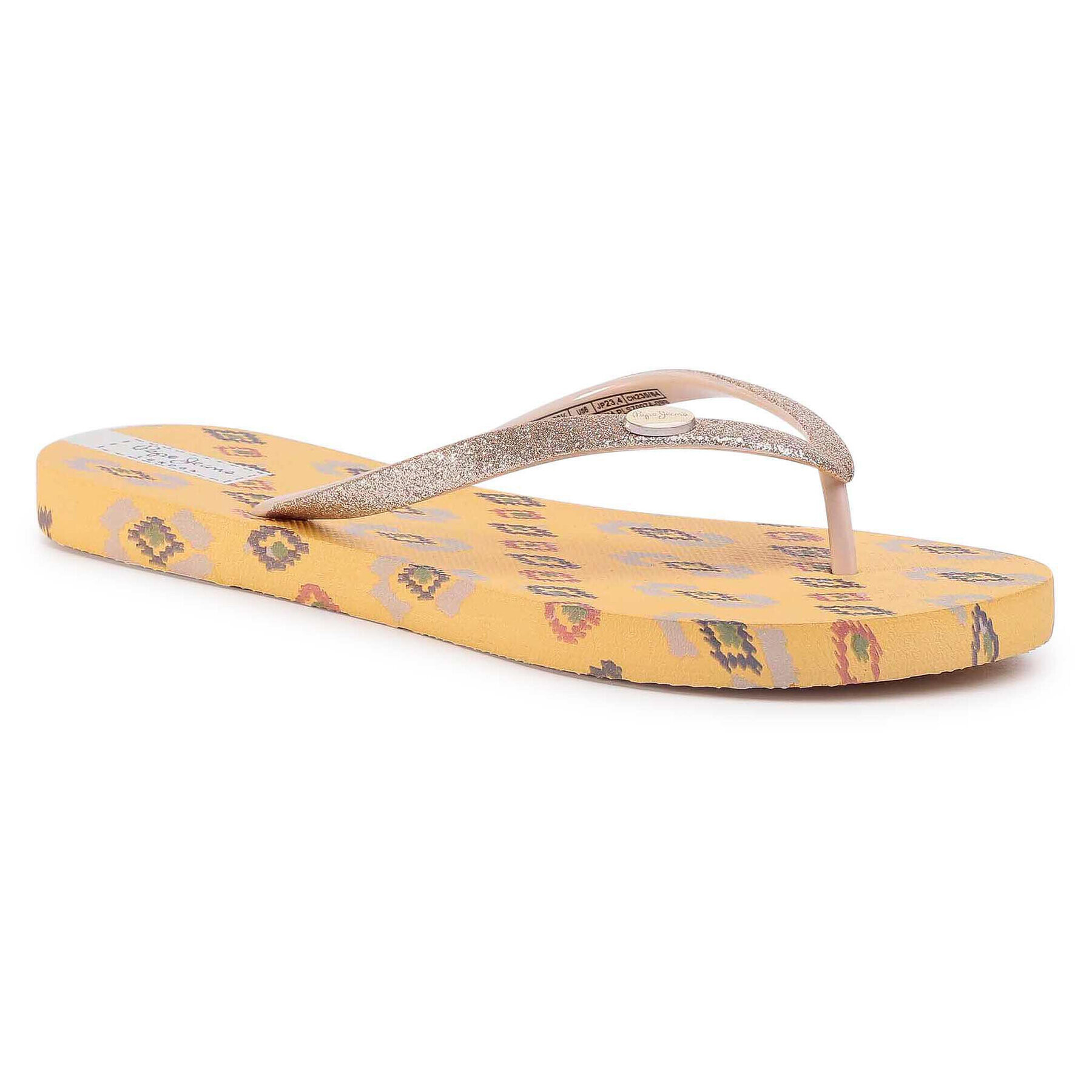 Pepe Jeans Джапанки Rake Angie PLS70074 Златист - Pepit.bg