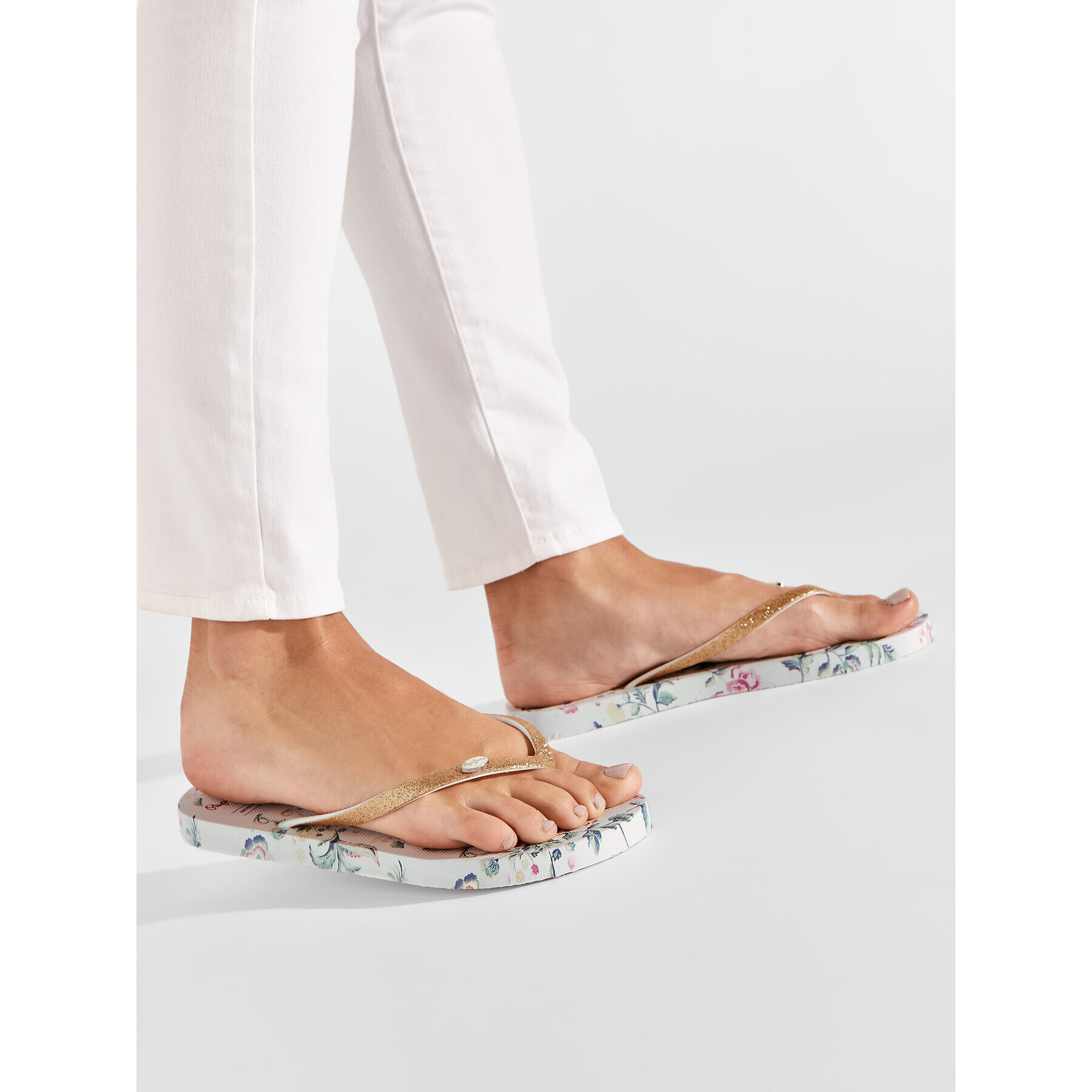 Pepe Jeans Джапанки Rake Bucolic PLS70120 Златист - Pepit.bg