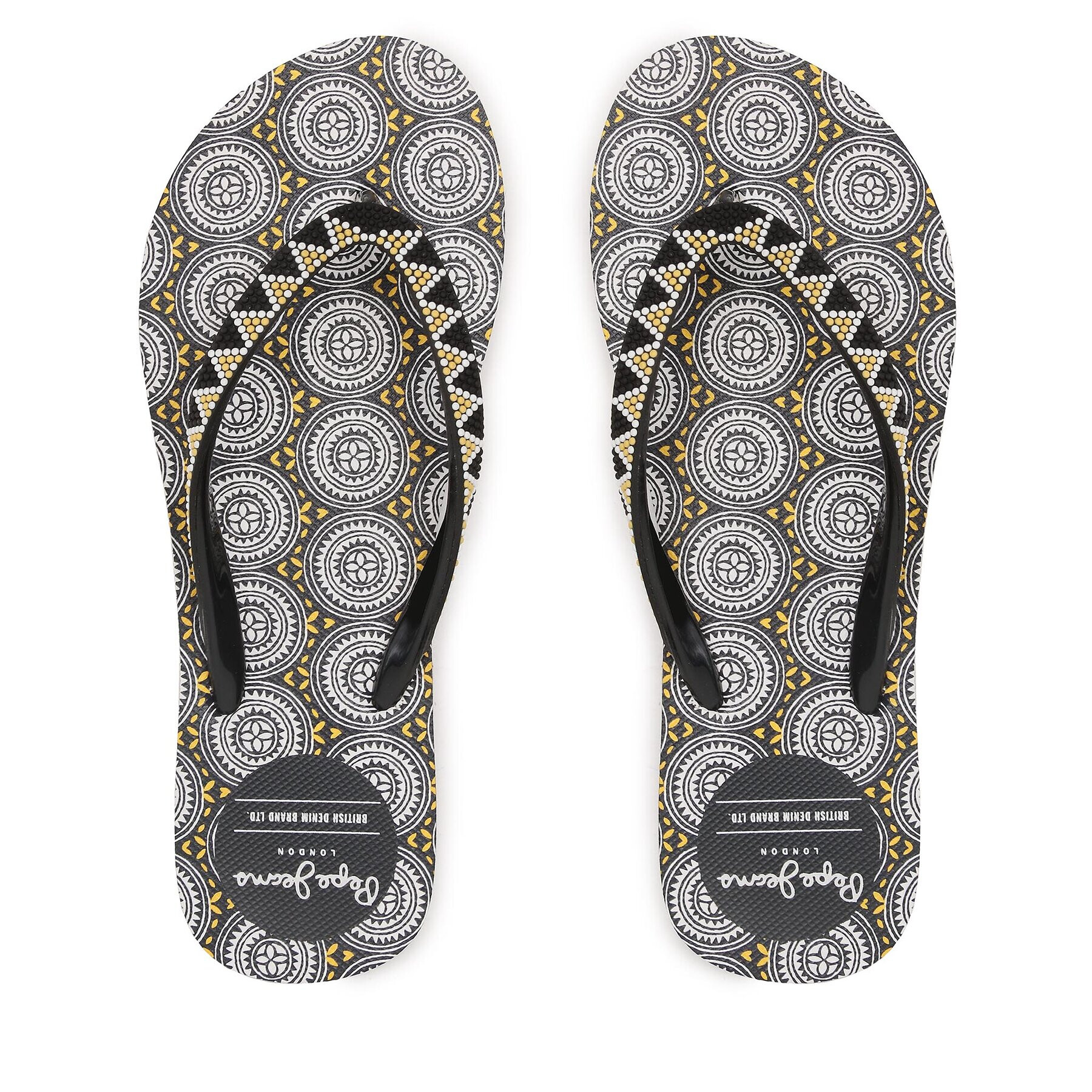 Pepe Jeans Джапанки Rake Coin PLS70141 Черен - Pepit.bg