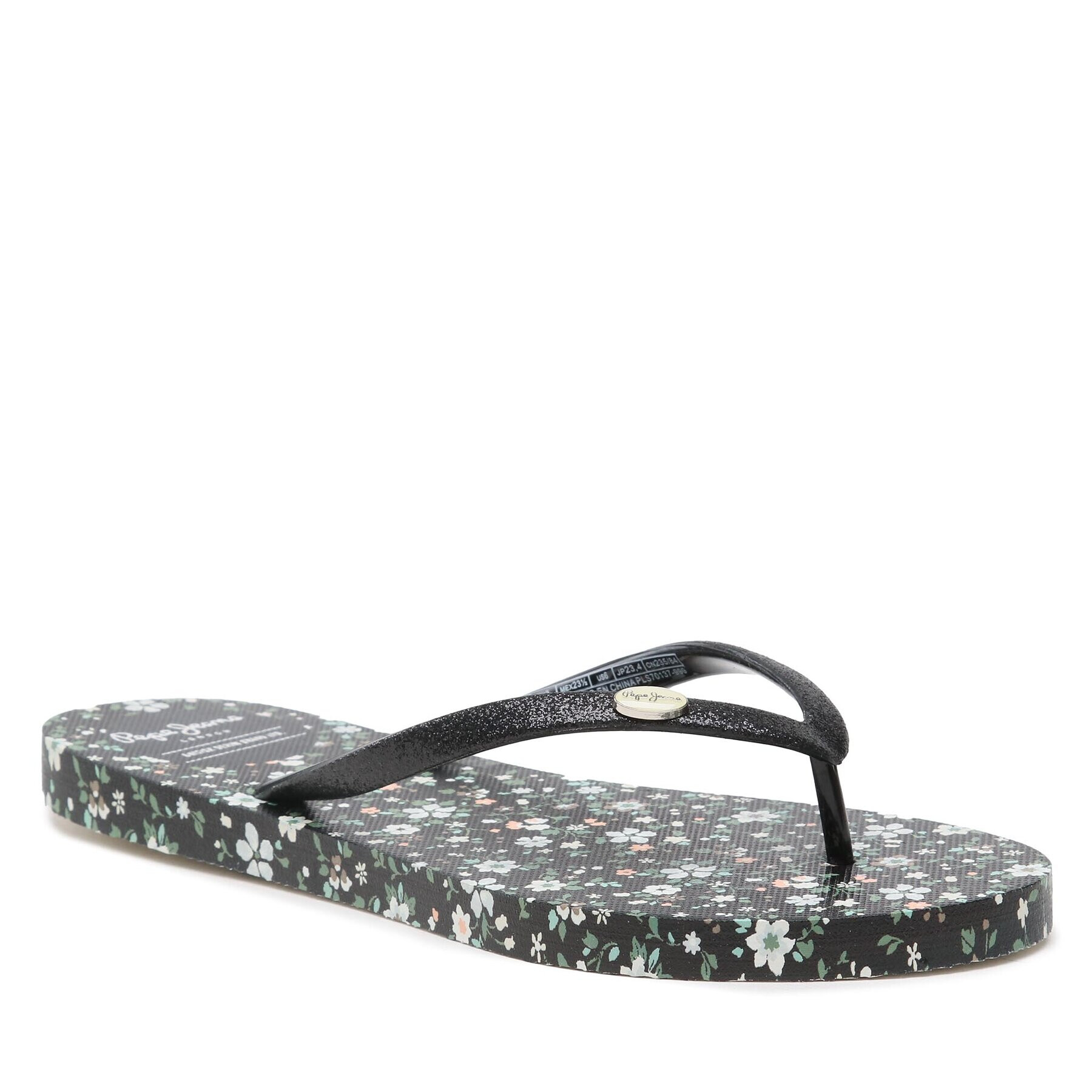 Pepe Jeans Джапанки Rake Garden Night PLS70137 Черен - Pepit.bg