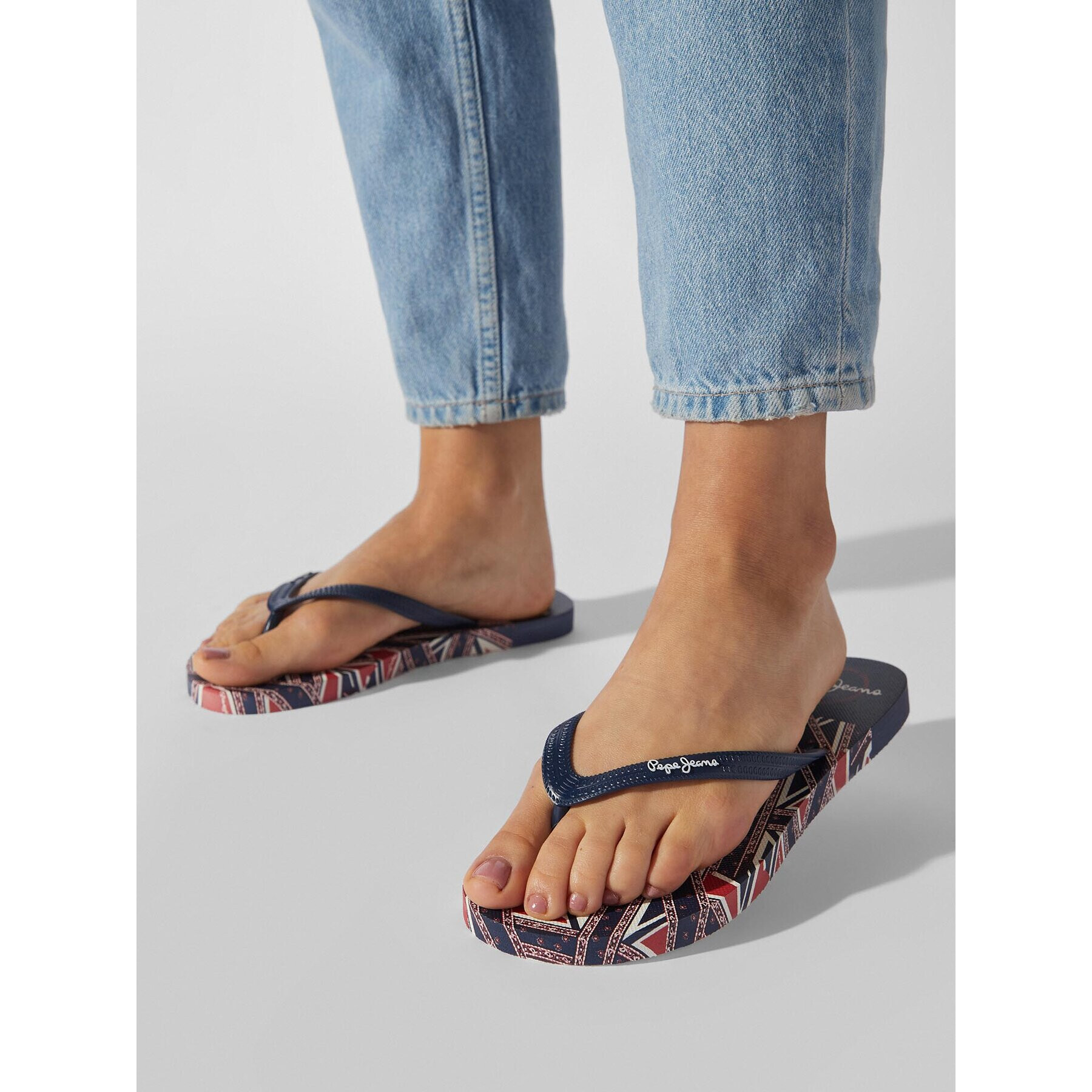 Pepe Jeans Джапанки Rake Marvellis PLS70136 Тъмносин - Pepit.bg