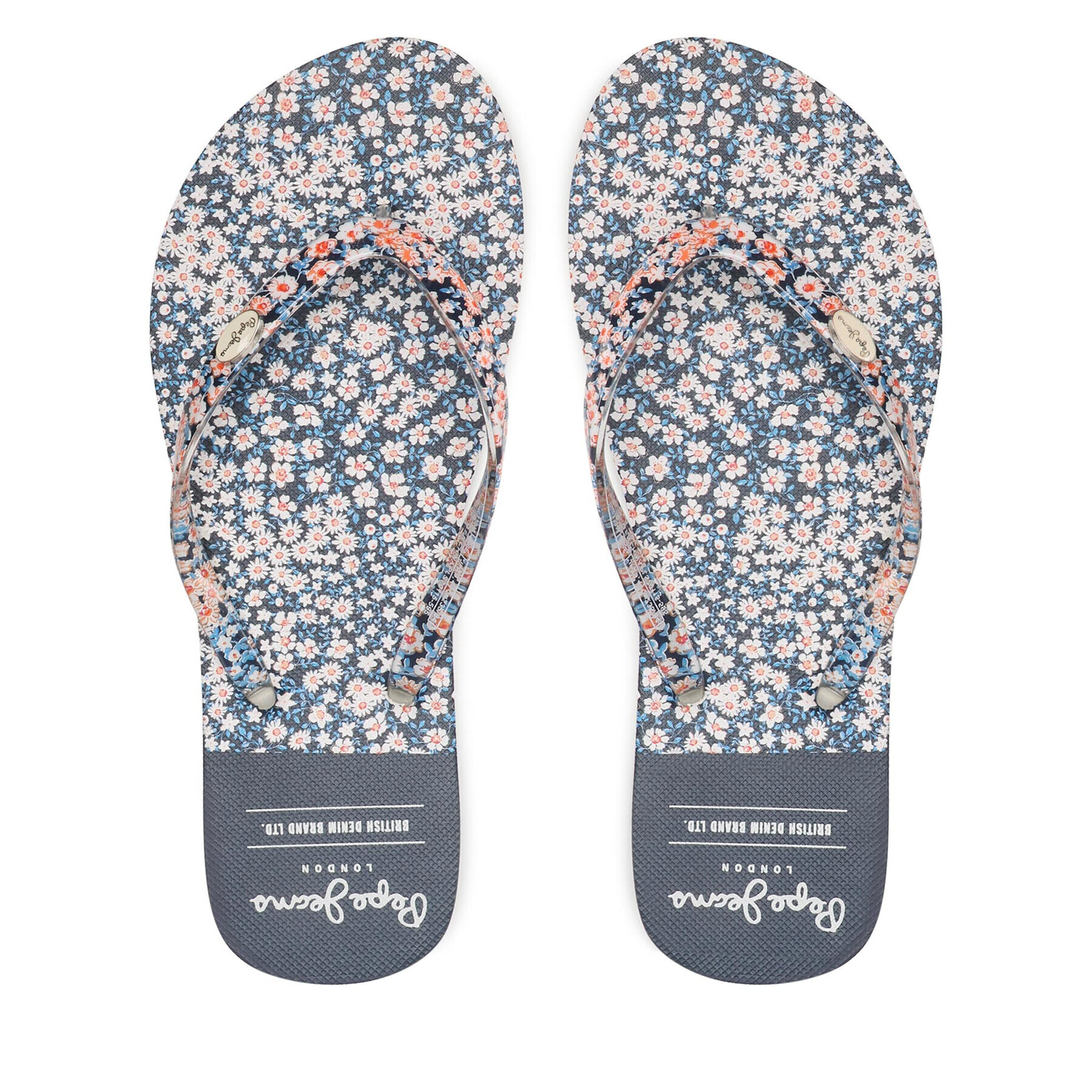 Pepe Jeans Джапанки Rake Prairie PLS70115 Тъмносин - Pepit.bg
