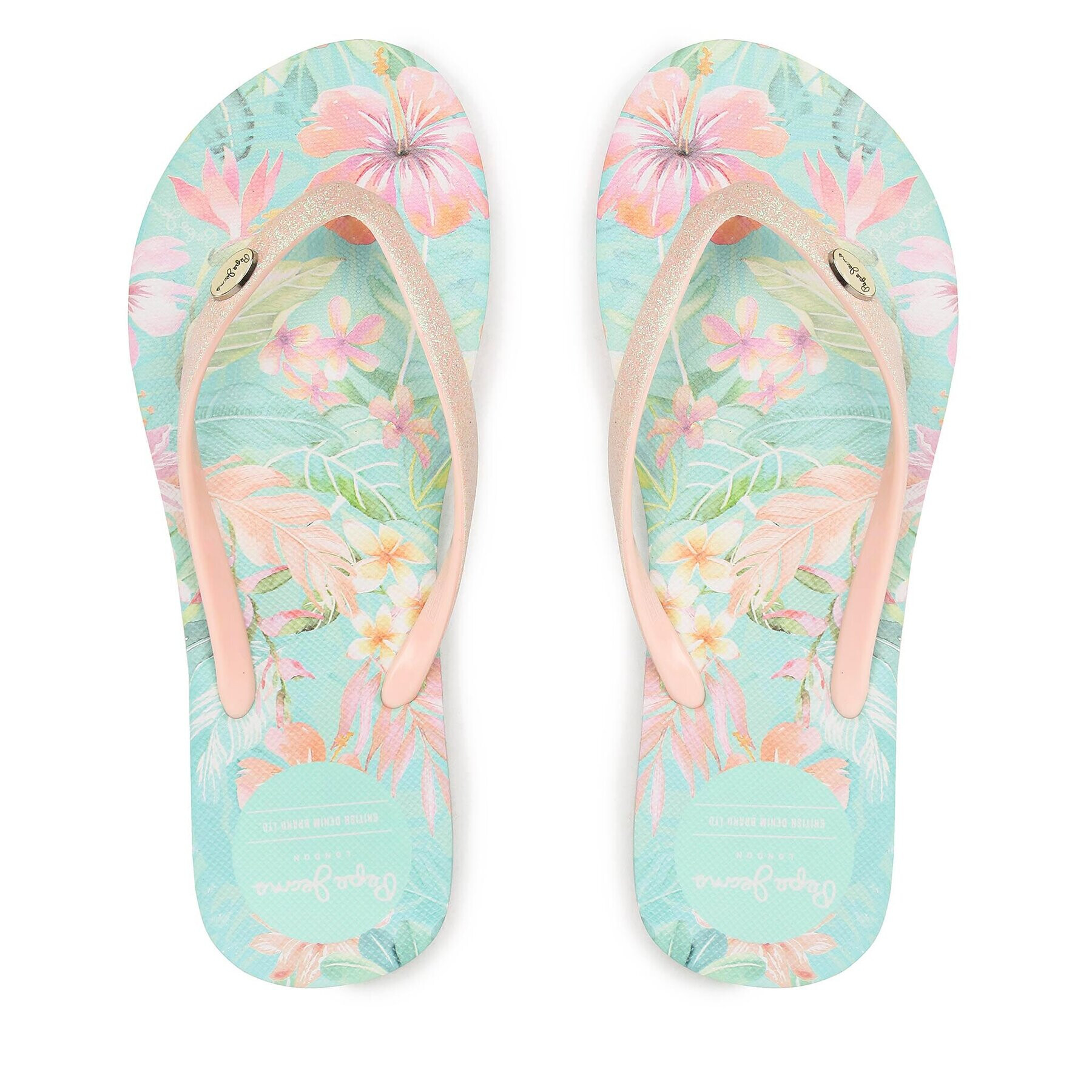 Pepe Jeans Джапанки Rake Tropical PLS70139 Розов - Pepit.bg