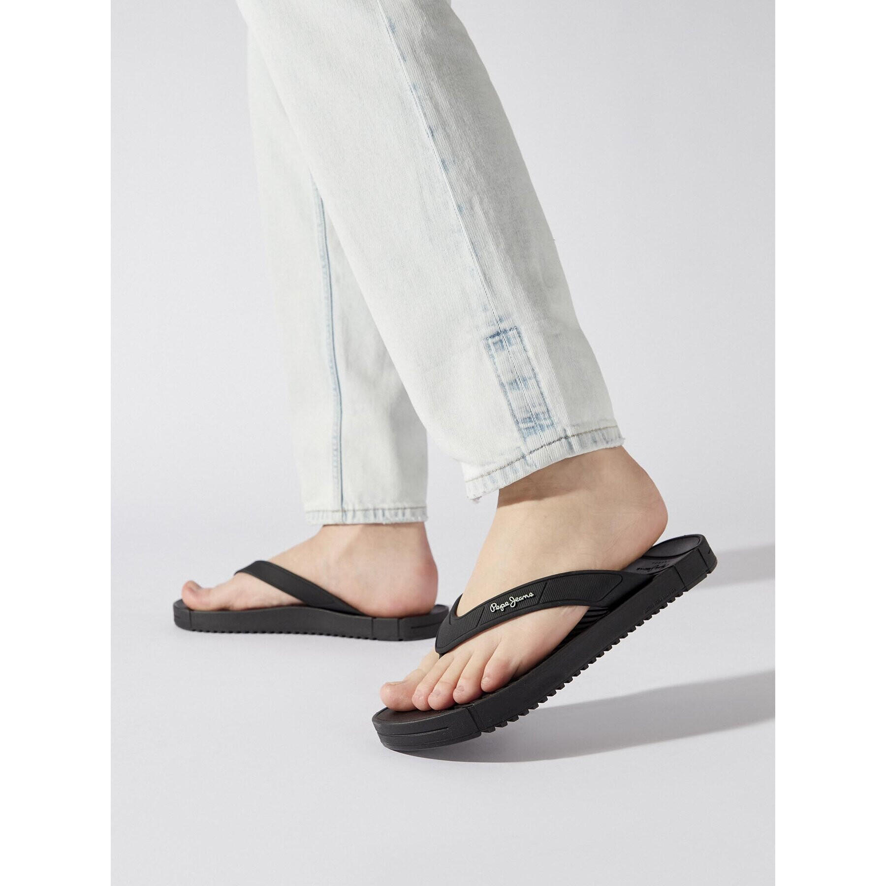Pepe Jeans Джапанки Shore M PMS70137 Черен - Pepit.bg