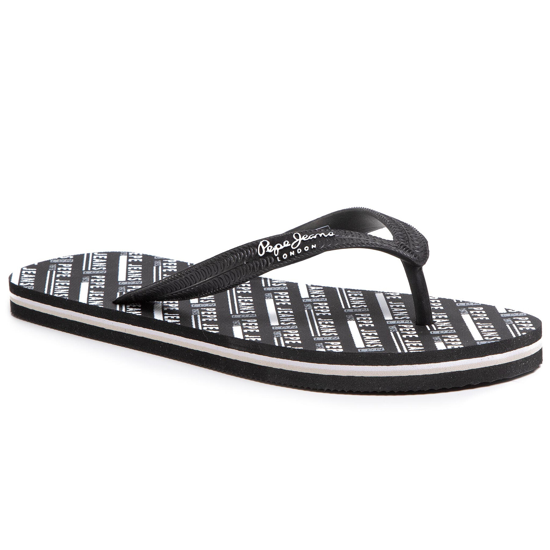 Pepe Jeans Джапанки Swimming All Over PMS70090 Черен - Pepit.bg