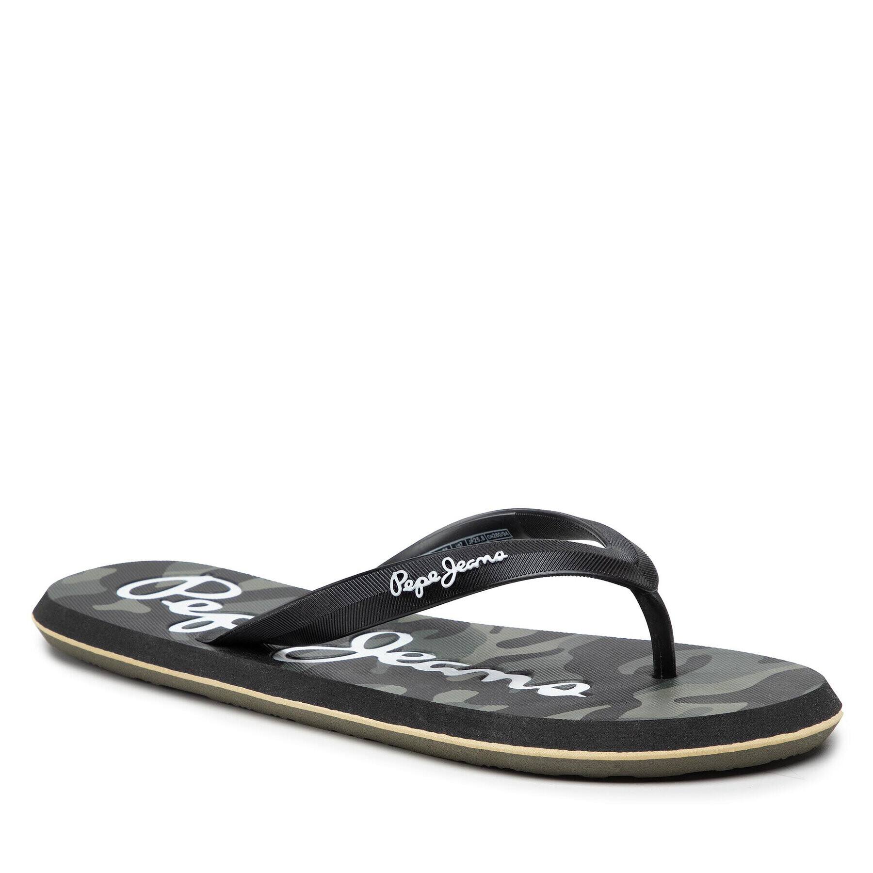 Pepe Jeans Джапанки Wgale Camo PMS70116 Черен - Pepit.bg