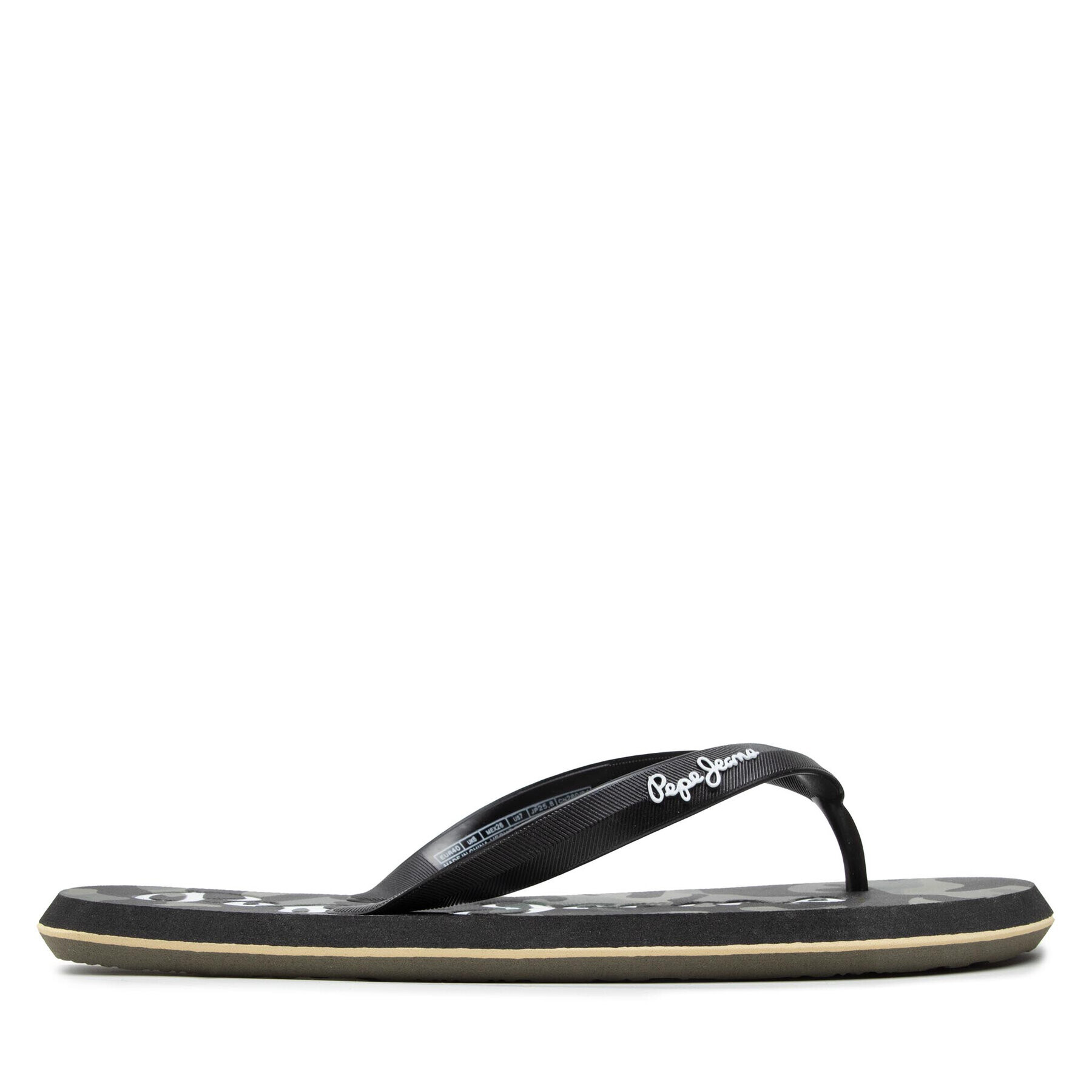 Pepe Jeans Джапанки Wgale Camo PMS70116 Черен - Pepit.bg