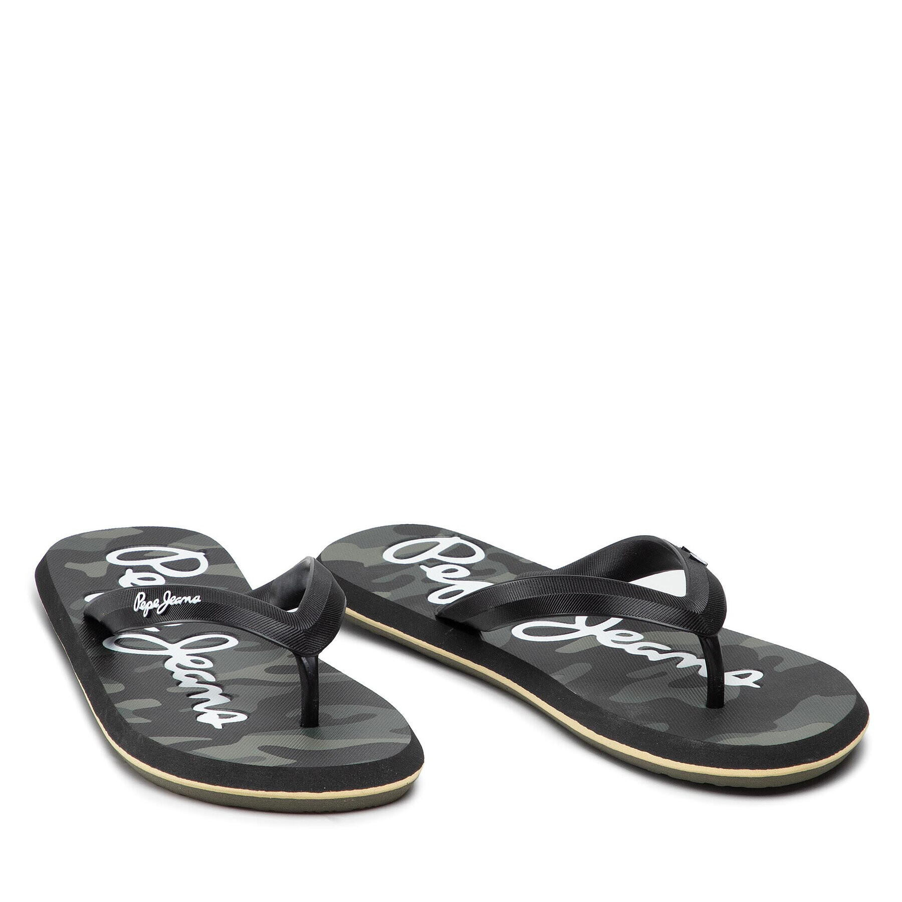 Pepe Jeans Джапанки Wgale Camo PMS70116 Черен - Pepit.bg