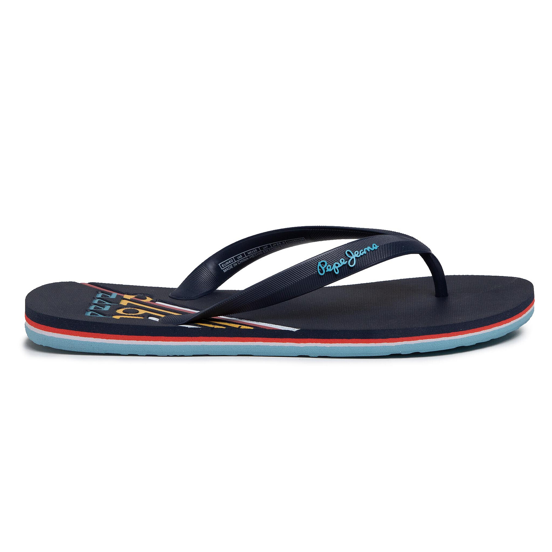 Pepe Jeans Джапанки Whale Archive PMS70084 Тъмносин - Pepit.bg