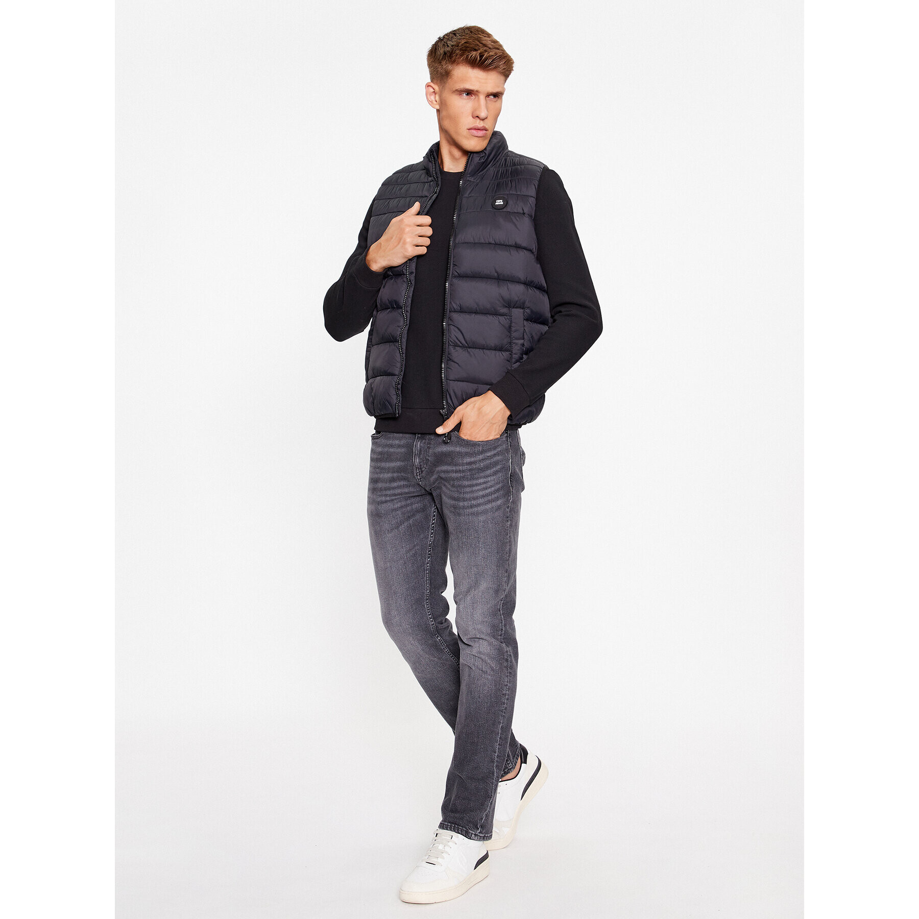 Pepe Jeans Елек Balle Gillet PM402862 Черен Regular Fit - Pepit.bg