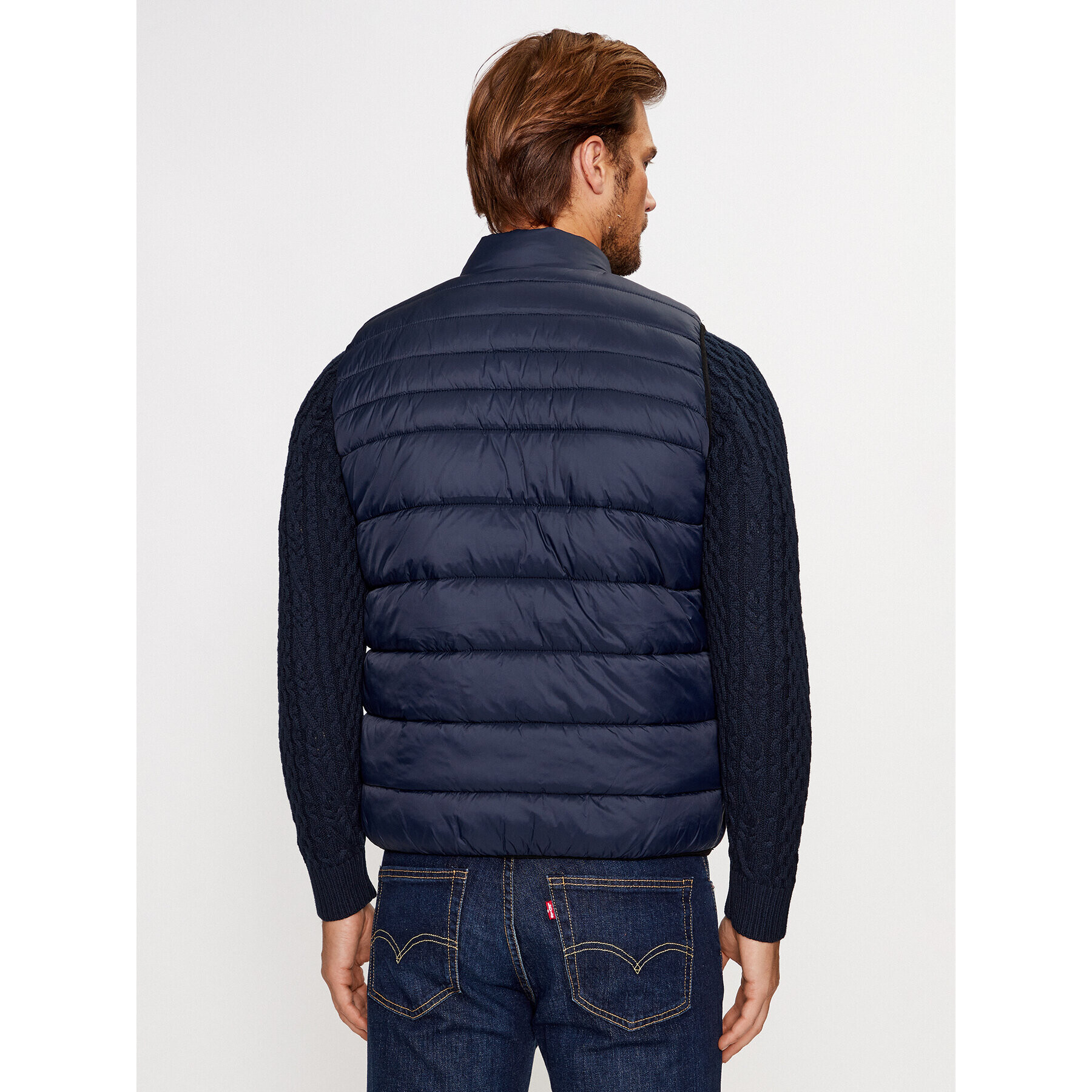 Pepe Jeans Елек Balle Gillet PM402862 Тъмносин Regular Fit - Pepit.bg