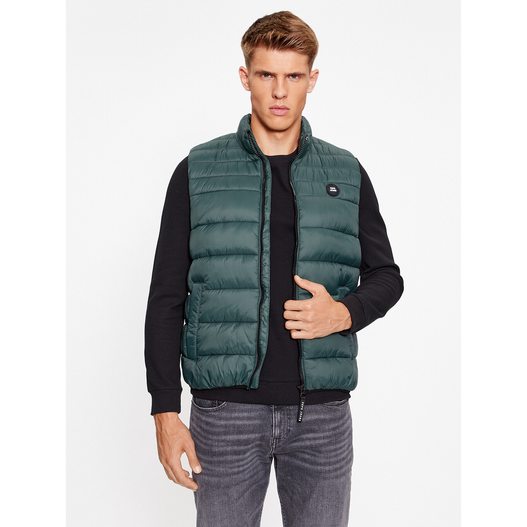 Pepe Jeans Елек Balle Gillet PM402862 Зелен Regular Fit - Pepit.bg