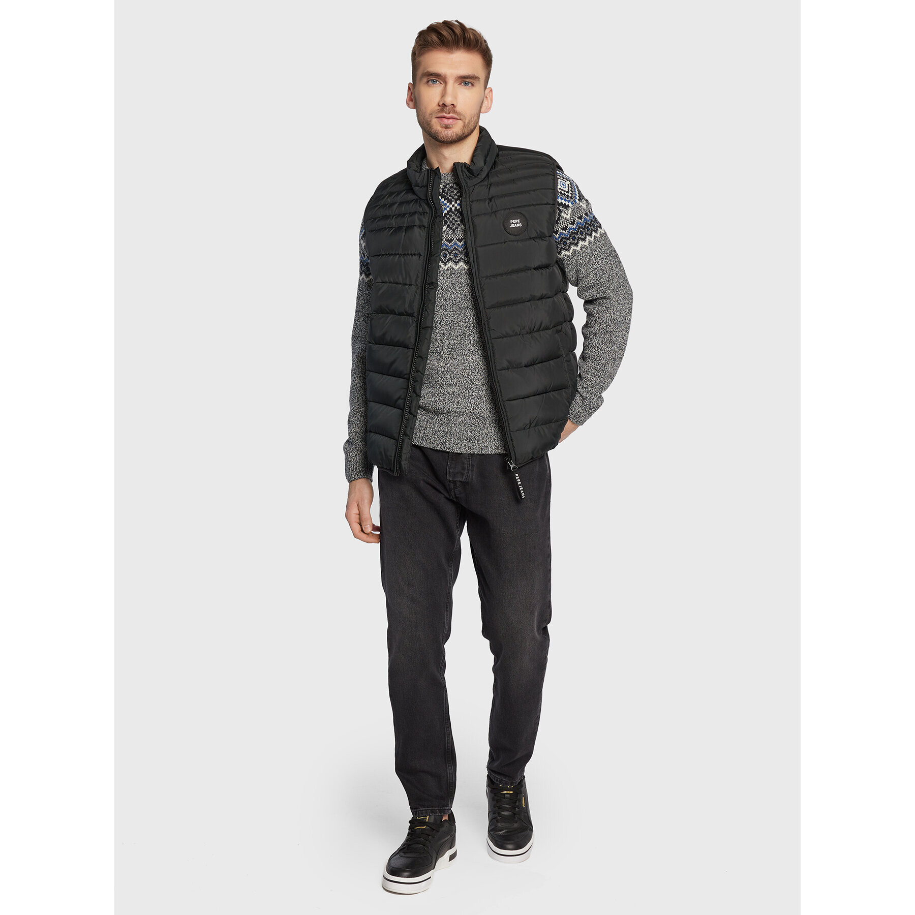 Pepe Jeans Елек Jack PM402590 Черен Regular Fit - Pepit.bg