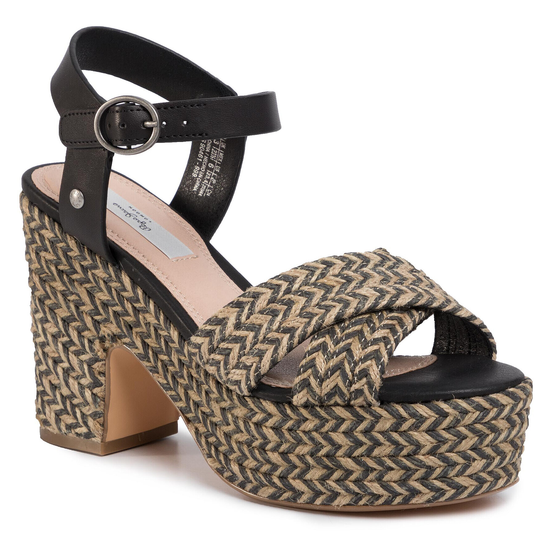Pepe Jeans Еспадрили Blean Sweet PLS90461 Черен - Pepit.bg