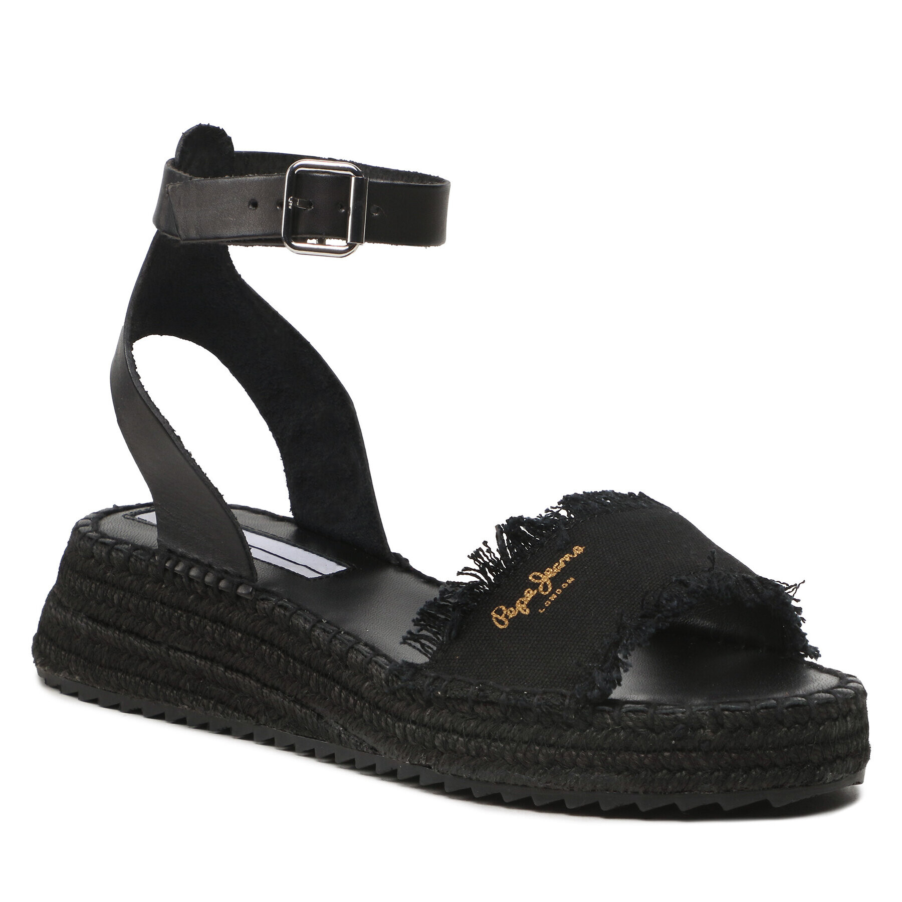 Pepe Jeans Еспадрили Kate Fabric PLS90592 Черен - Pepit.bg